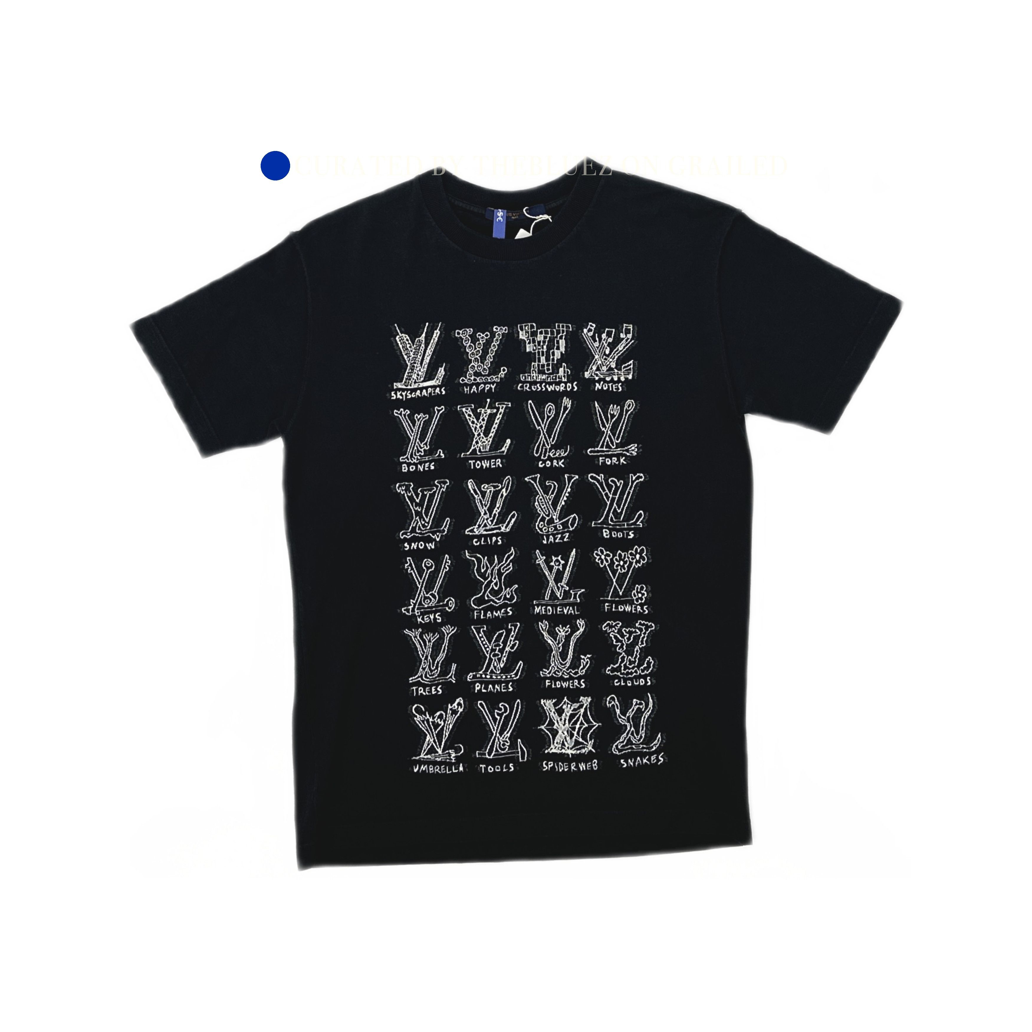Louis Vuitton Graphic Logo T-Shirt in Black Size US S / EU 44-46 / 1 - 1 Thumbnail