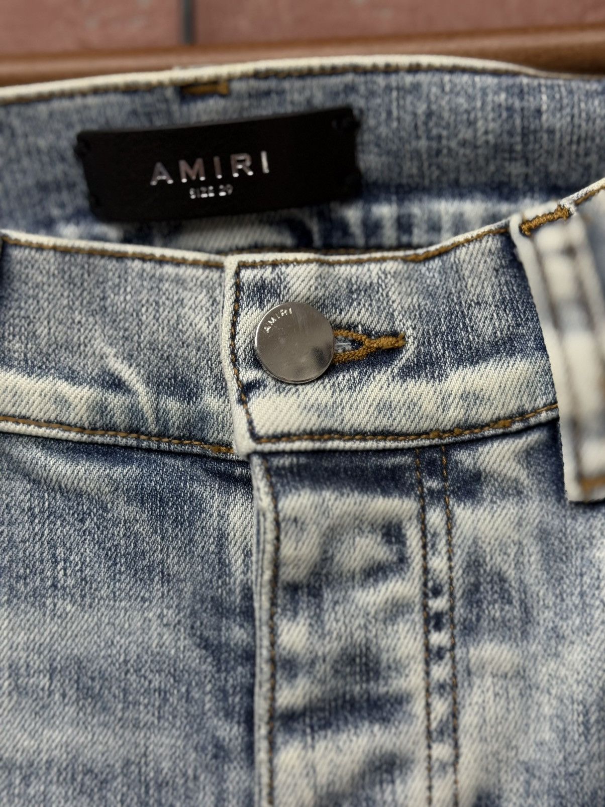 Amiri Amiri Blue Regular Jeans Size 29 Skinny (NEW) 100% Authentic Size US 29 - 20 Thumbnail