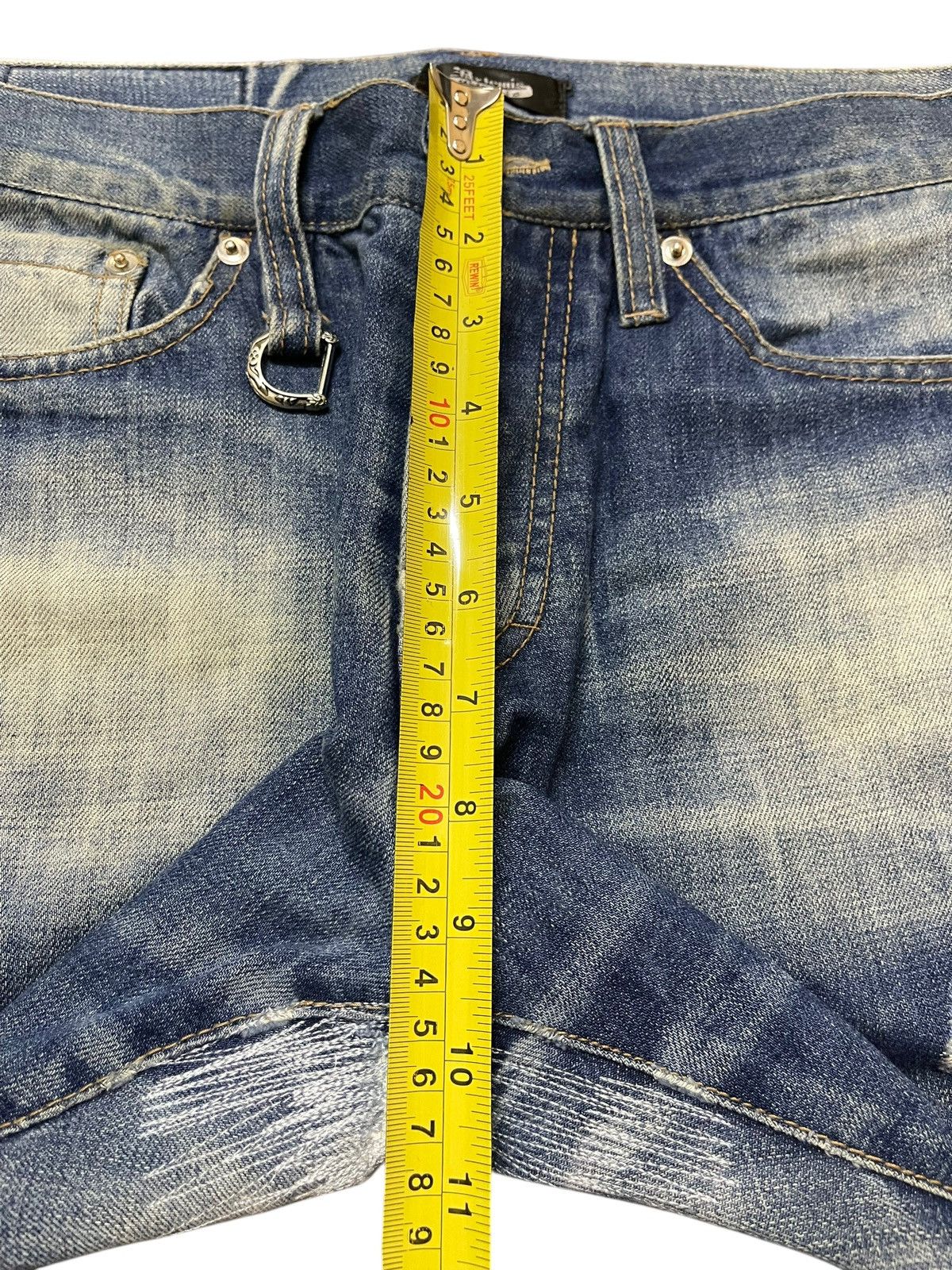14th Addiction Vintage Japanese Brand Patches Distress Paint Splatter Jeans Size US 31 - 15 Thumbnail