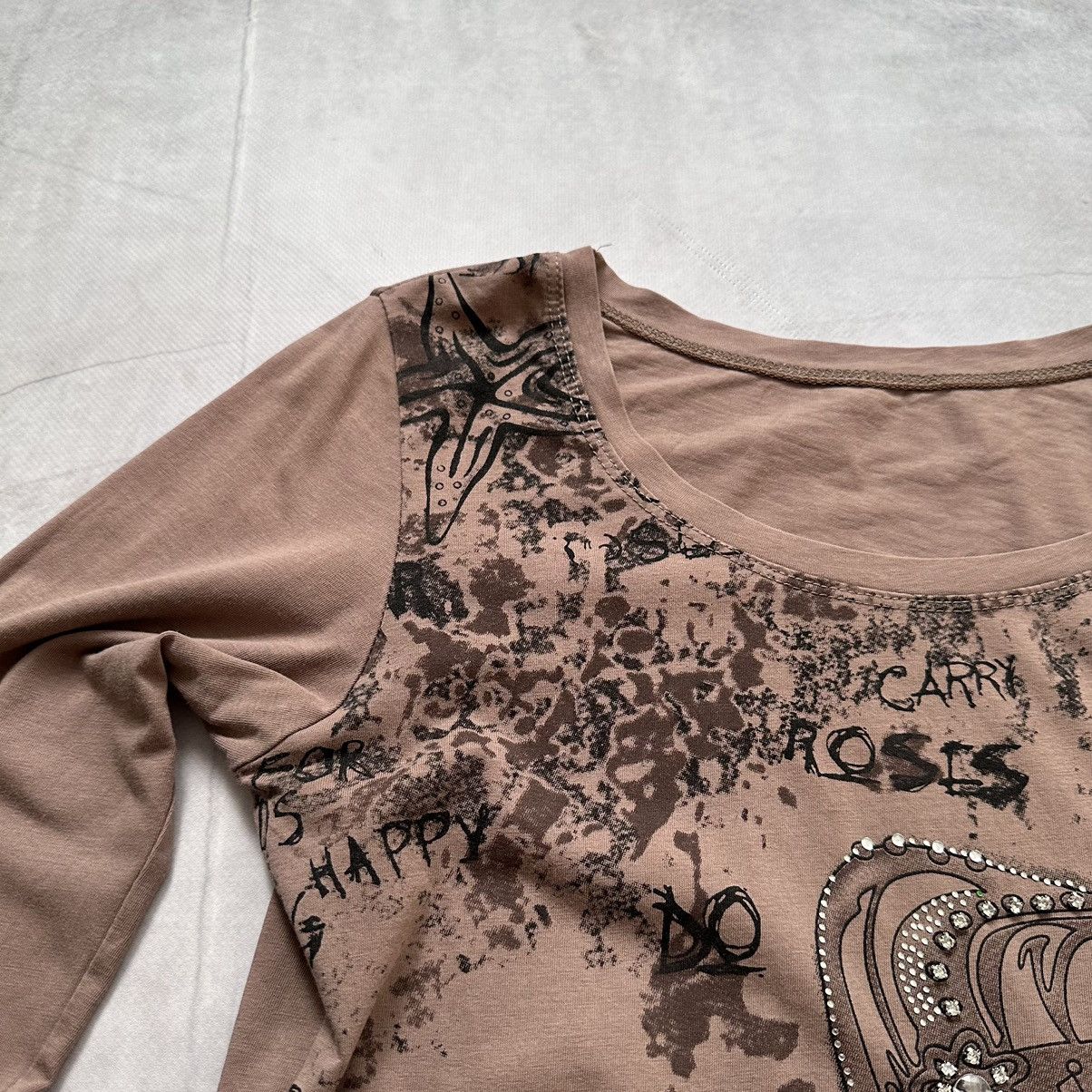 Hysteric Glamour × Undercover Crown Hysteric Glamour Style Punk Long Sleeve T Shirt Size M / US 6-8 / IT 42-44 - 4 Thumbnail