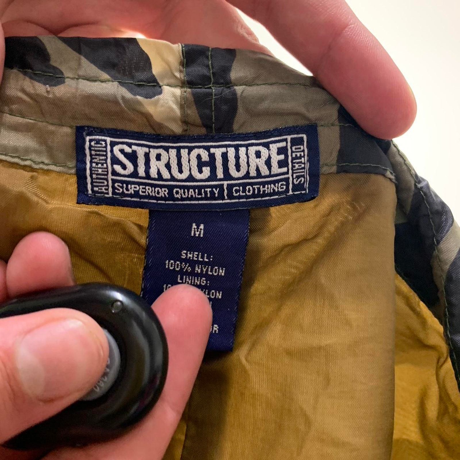 Structure × Vintage Vintage Y2K Structure Nylon Camouflage Cargo Shorts Size US 36 / EU 52 - 6 Thumbnail