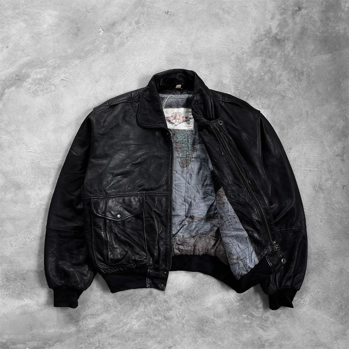 Vintage Vintage Leather Jacket Size US S / EU 44-46 / 1 - 6 Thumbnail