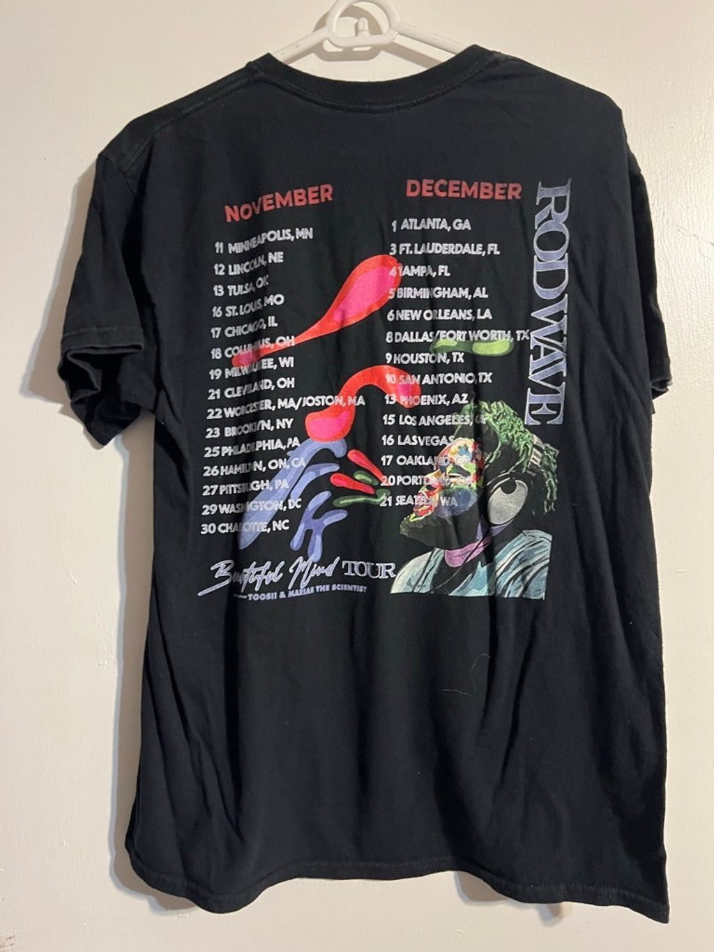 Gildan Men's Gildan Beautiful Mind Tour Graphic Tee L Black Size US L / EU 52-54 / 3 - 2 Thumbnail