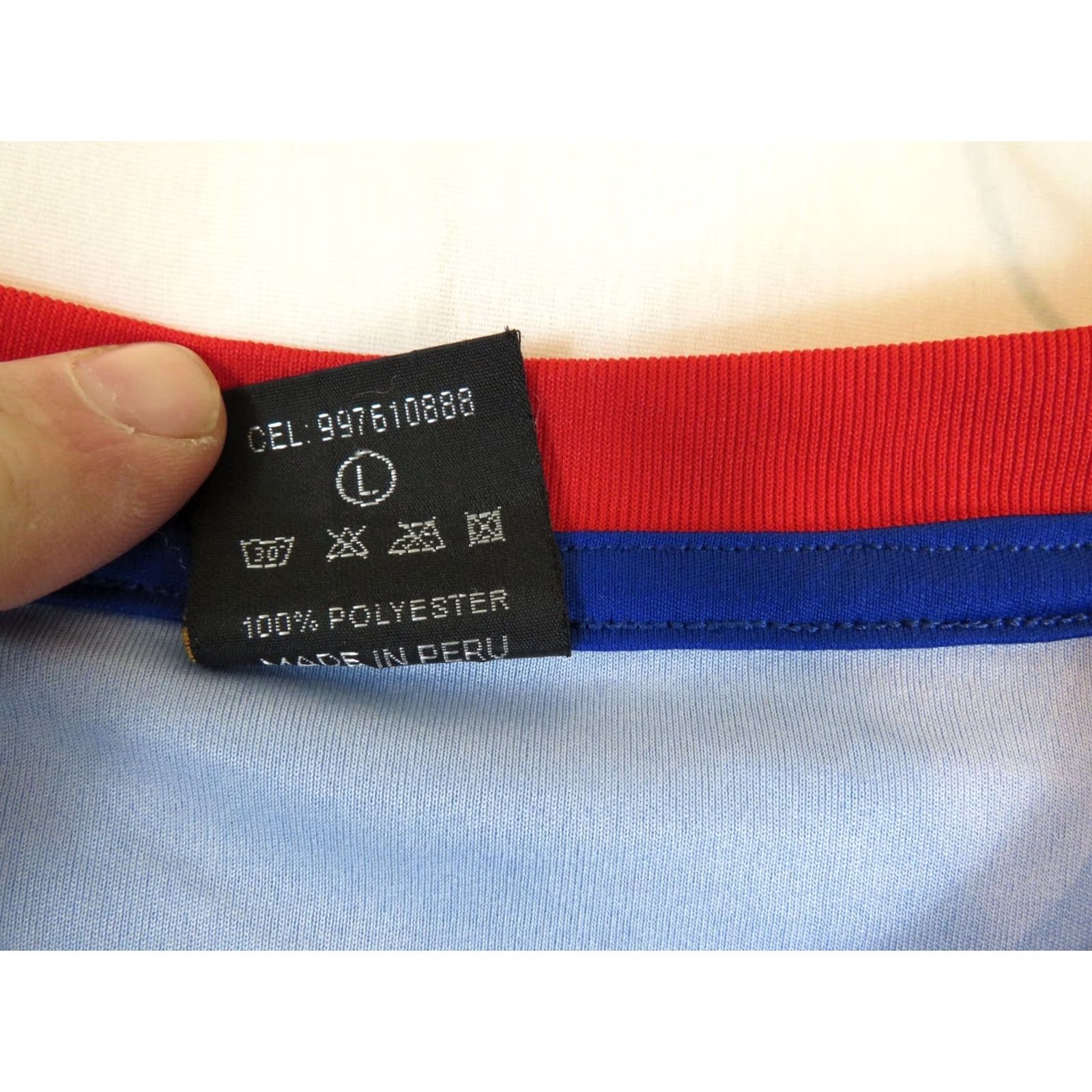 Vintage VINTAGE Impetus Jersey Men L Soccer Football Blue Eagle Flag 90s Size US L / EU 52-54 / 3 - 5 Thumbnail