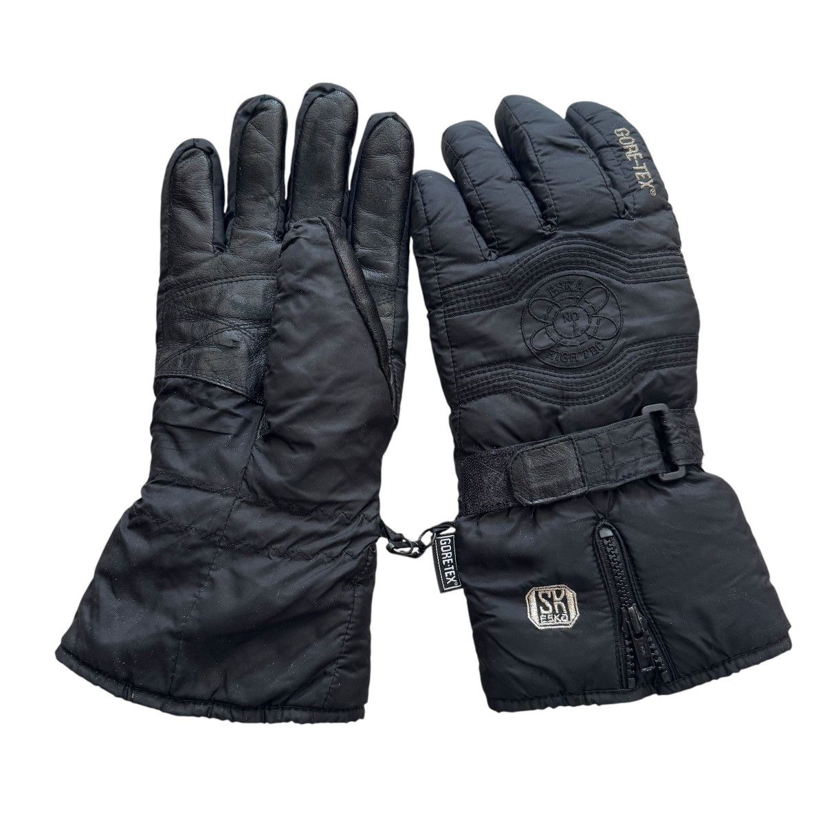 Vintage ESKA Gore-tex Vintage Ski Gloves Men's Size XXL Black Size 46 - 1 Thumbnail