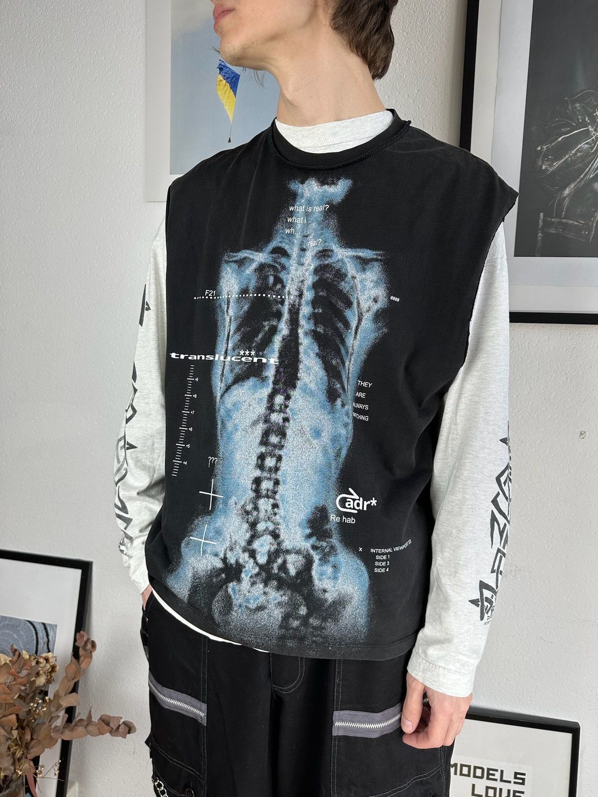 Designer × Japanese Brand Atelier roupa Sleeveless Xray vest tee tshirt anatomical jpg Size US L / EU 52-54 / 3 - 1 Thumbnail