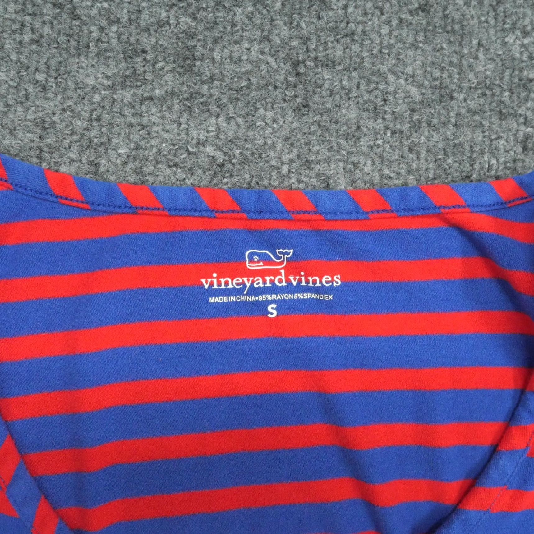 Vineyard Vines Vineyard Vines Dress Womens S Multicolor Striped Midi Maxi Sleeveless Round Neck Pullover Stretch High Low Size S / US 4 / IT 40 - 2 Thumbnail
