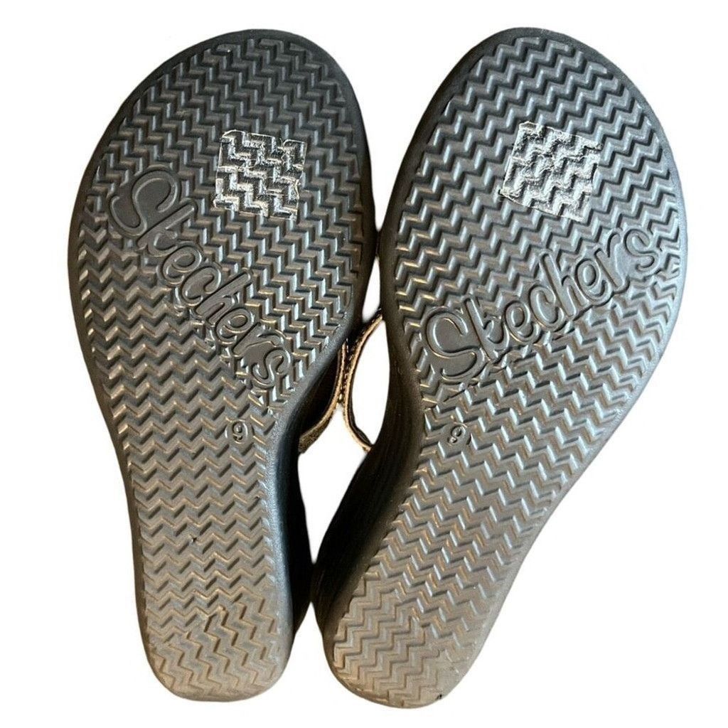 SKECHERS Skechers Cali Memory Foam Strappy Wedge Sandals Sz 9 Size US 9 / IT 39 - 8 Thumbnail