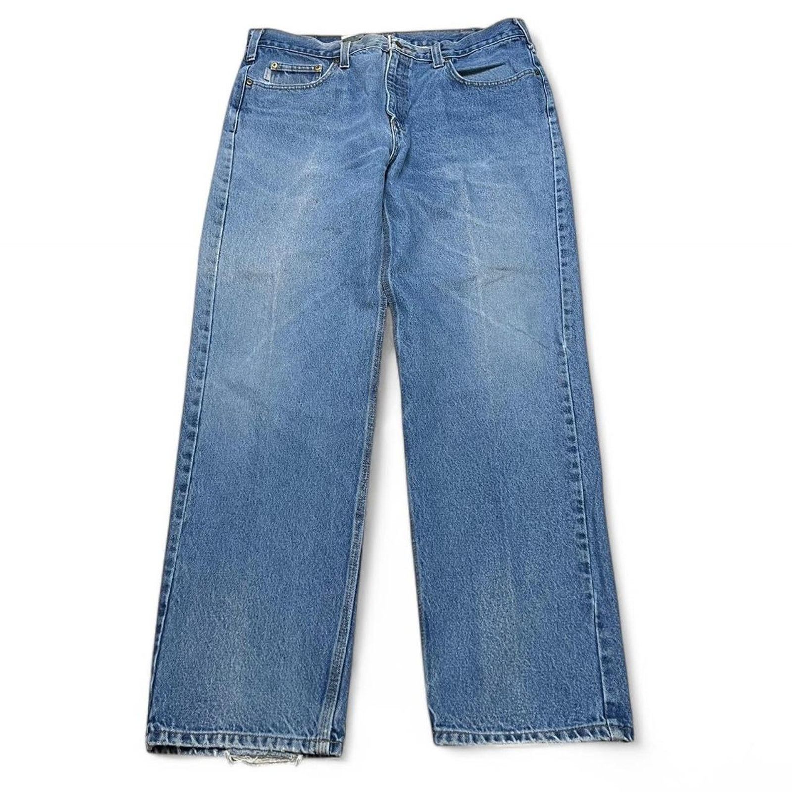 Carhartt CARHARTT B460 DVB Relaxed Fit Denim Medium Jeans 36x34 Size US 36 / EU 52 - 1 Thumbnail