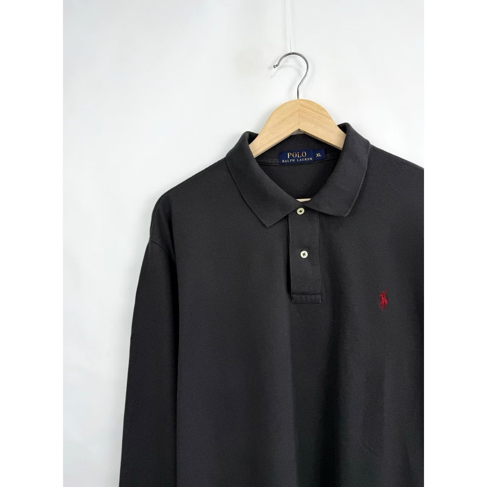 Ralph Lauren Polo Ralph Lauren Classic Long Sleeve Red Pony Rare Retro XL Mens Shirt Size US XL / EU 56 / 4 - 3 Thumbnail