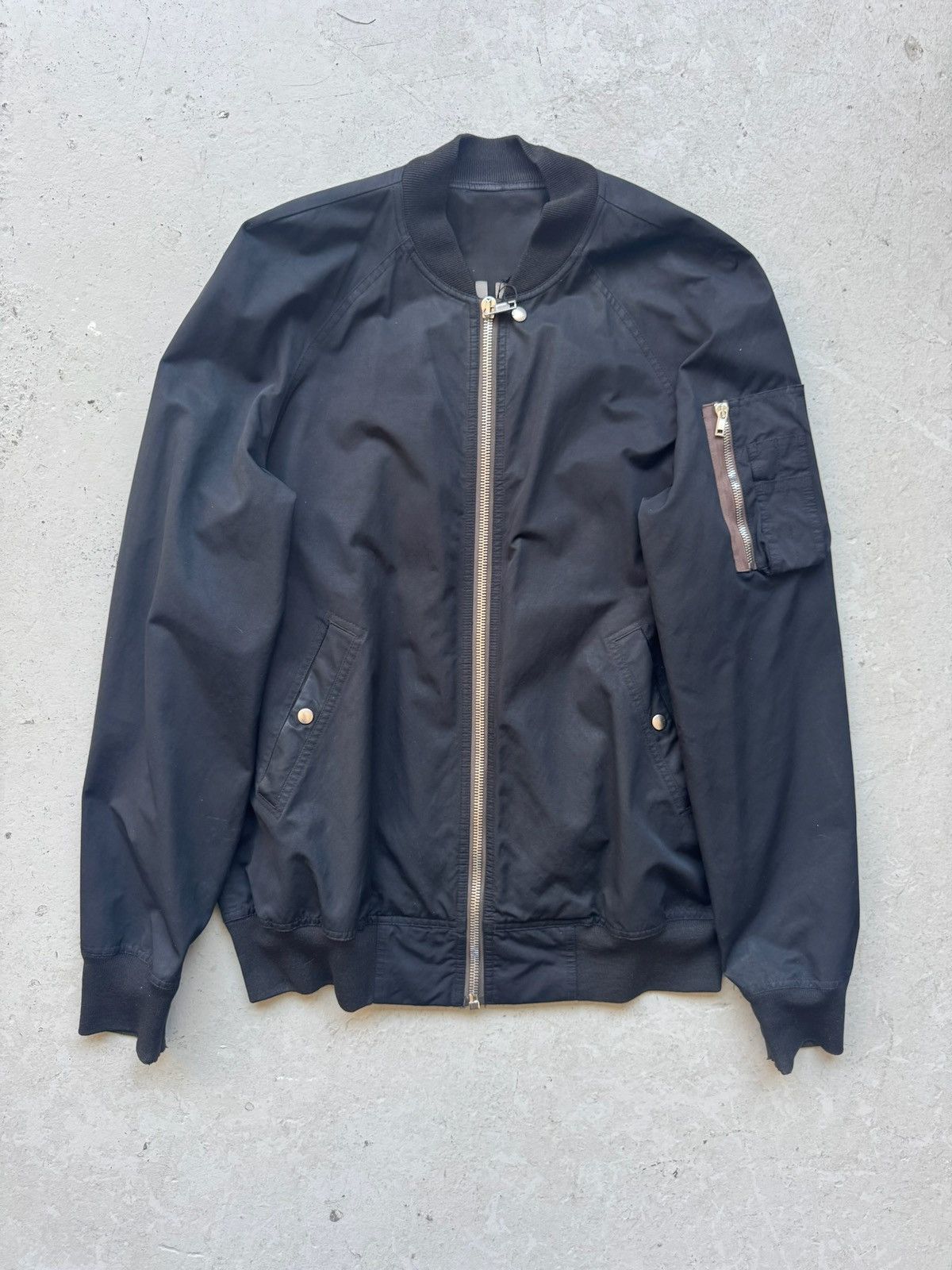 Rick Owens Rick Owens Flight Bomber Jacket Size US L / EU 52-54 / 3 - 1 Thumbnail