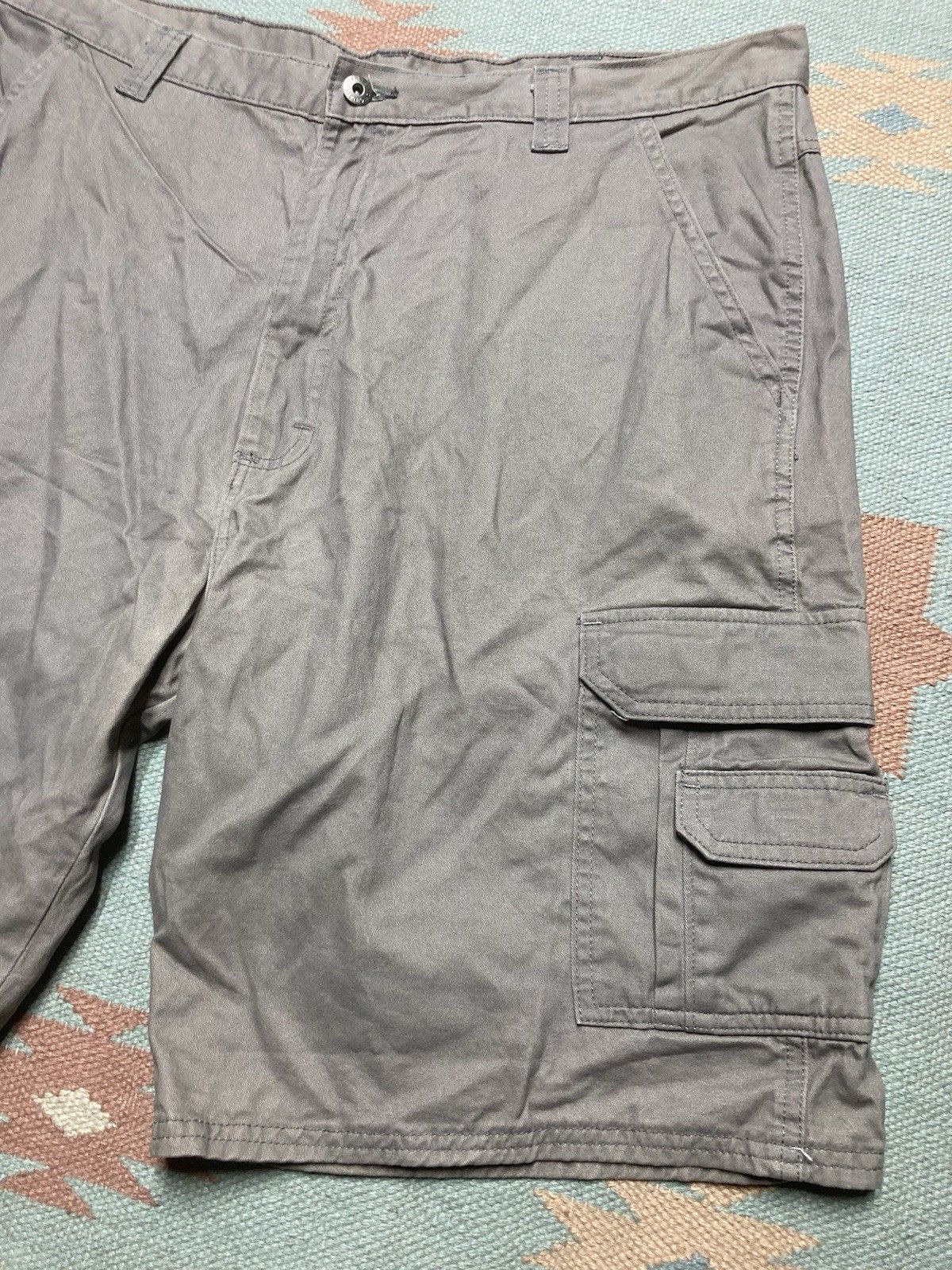 Vintage Wrangler cargo shorts utility pockets baggy wide skater 38 Size US 38 / EU 54 - 3 Thumbnail