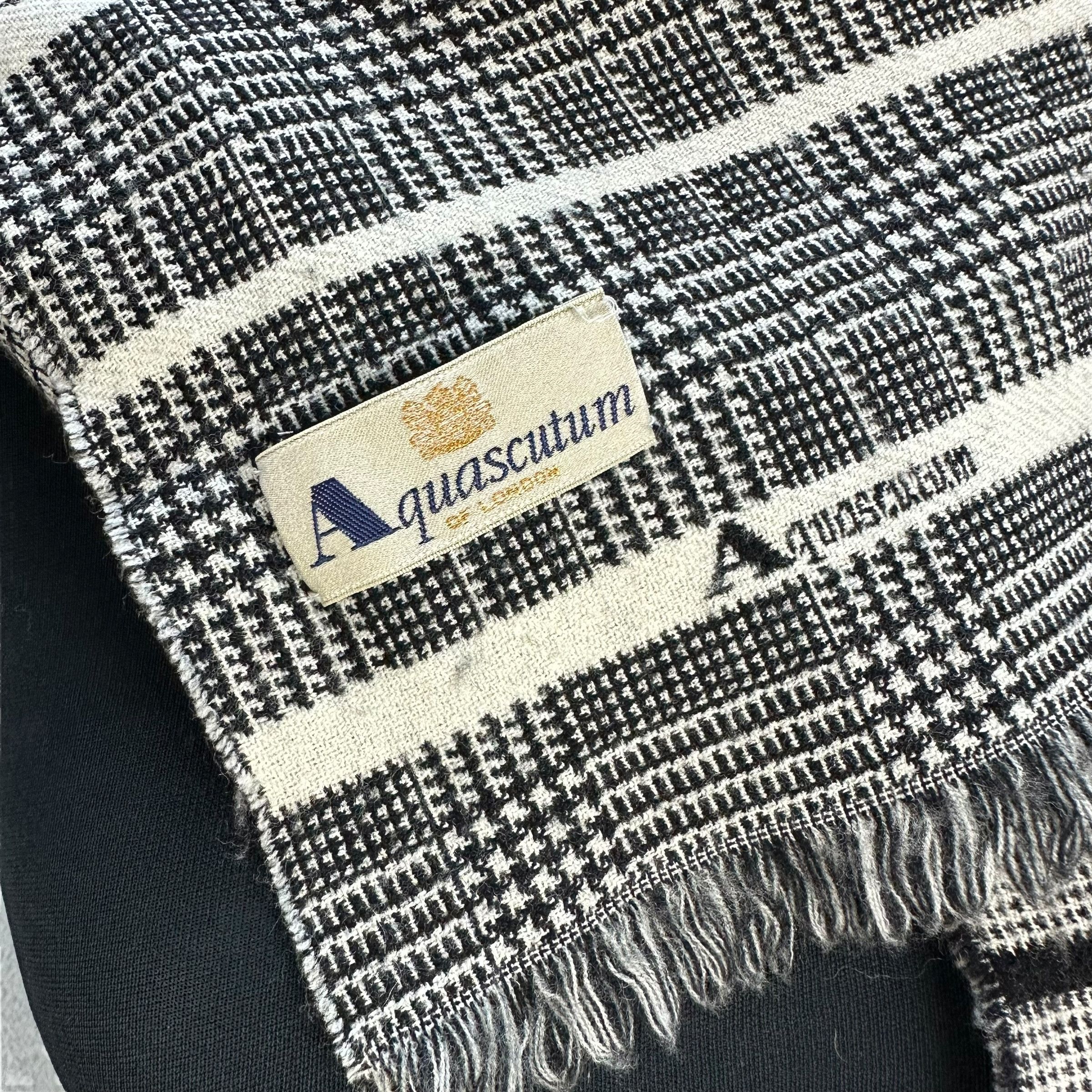 Aquascutum Vintage 90’s AQUASCUTUM Muffler Neckwear Scarves #A62-1491 Size ONE SIZE - 6 Thumbnail