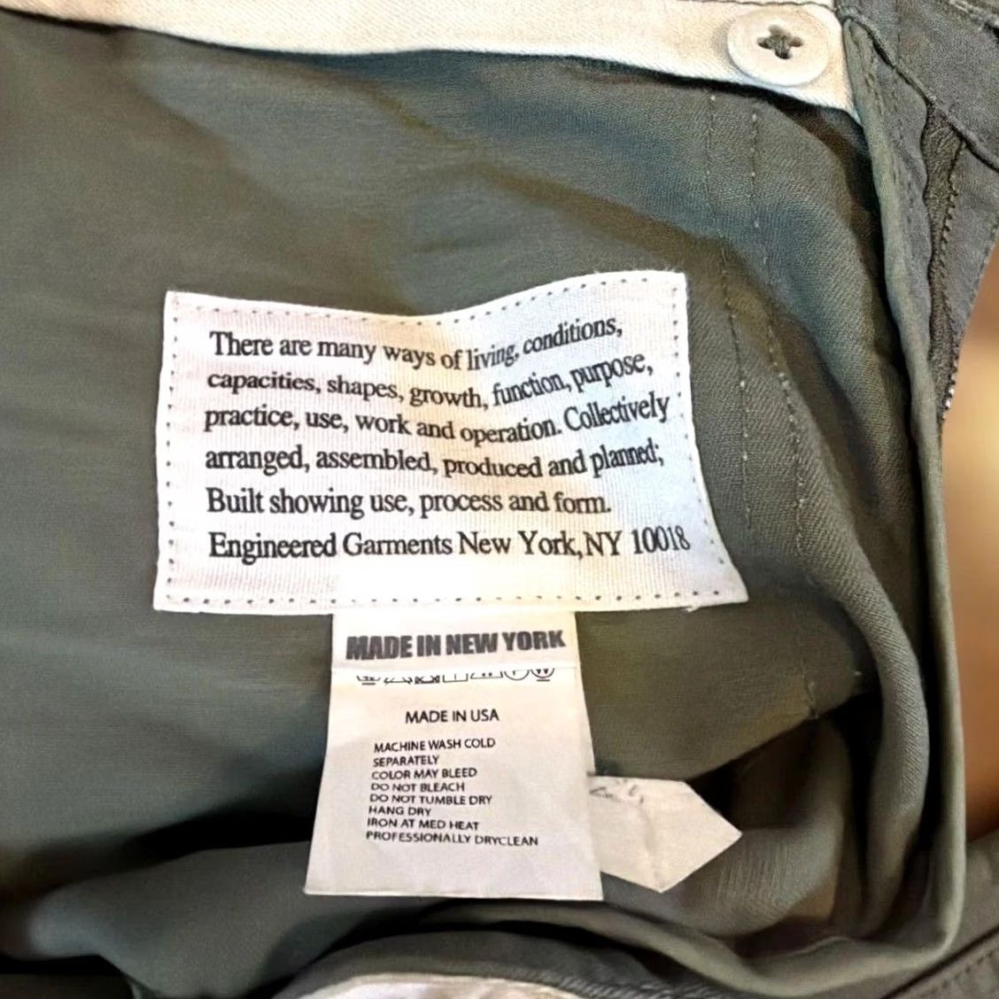 Engineered Garments Engineered Garments Fatigue Pants Men Olive M Size US 31 - 5 Thumbnail