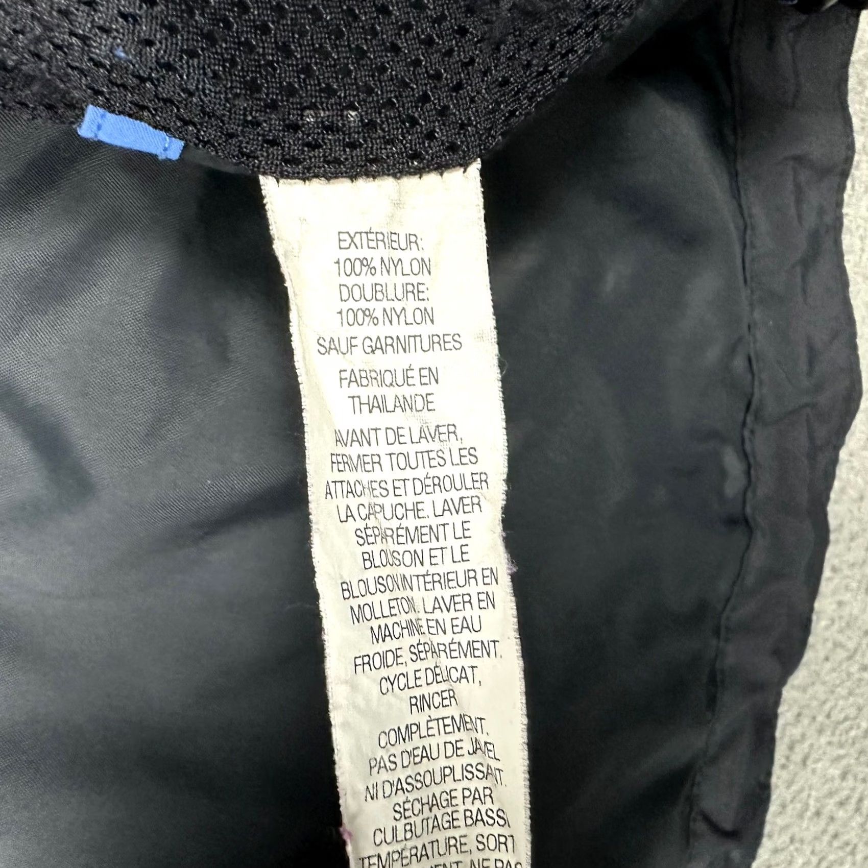 Vintage L.L. Bean Jacket Womens Large Black Full Zip Nylon Windbreaker 3 in 1 with Hooded Pockets Rain Coat Size L / US 10 / IT 46 - 5 Thumbnail