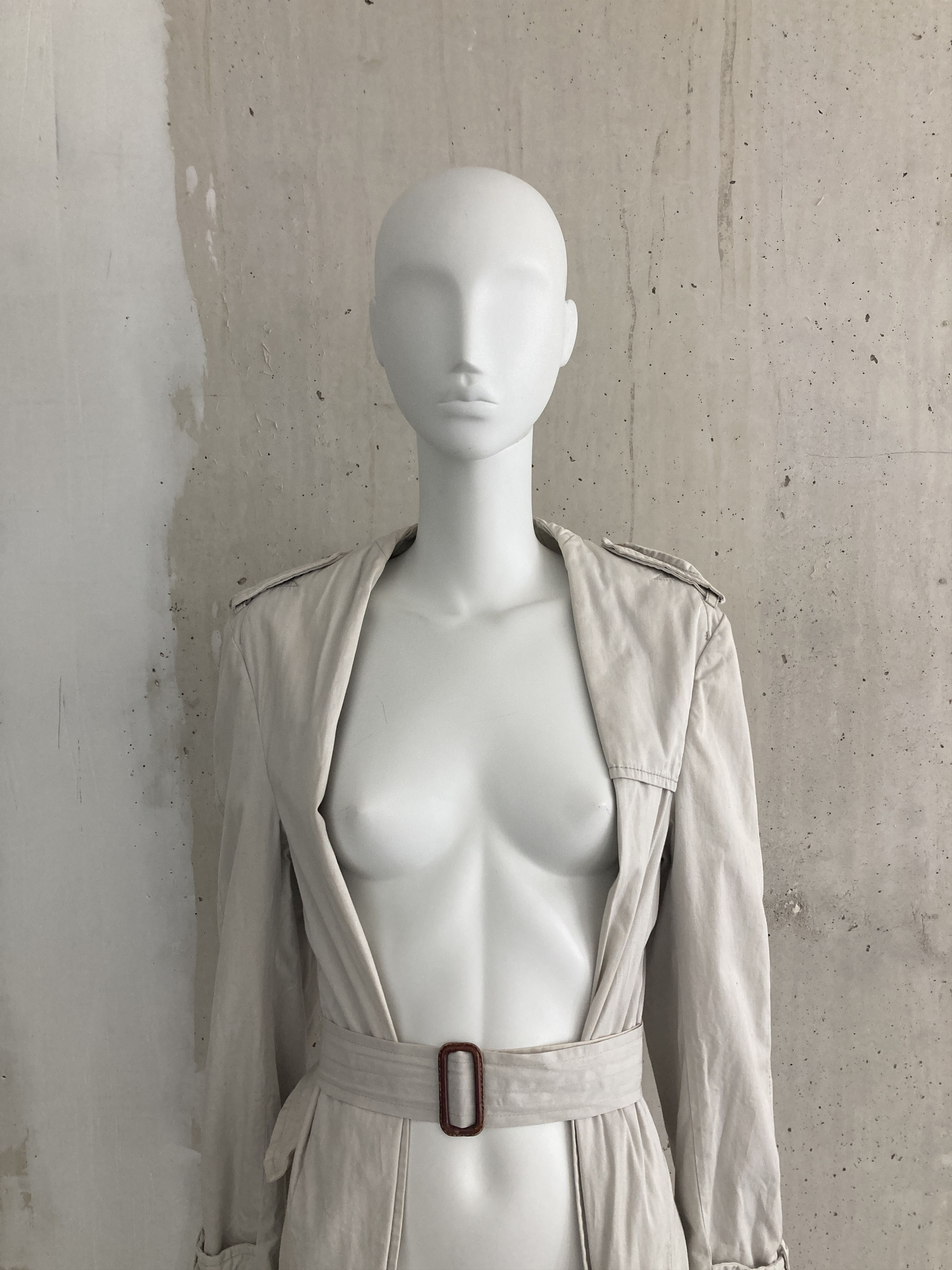 Maison Margiela SS2001 Archive Folded Trench Coat Size M / US 6-8 / IT 42-44 - 8 Thumbnail