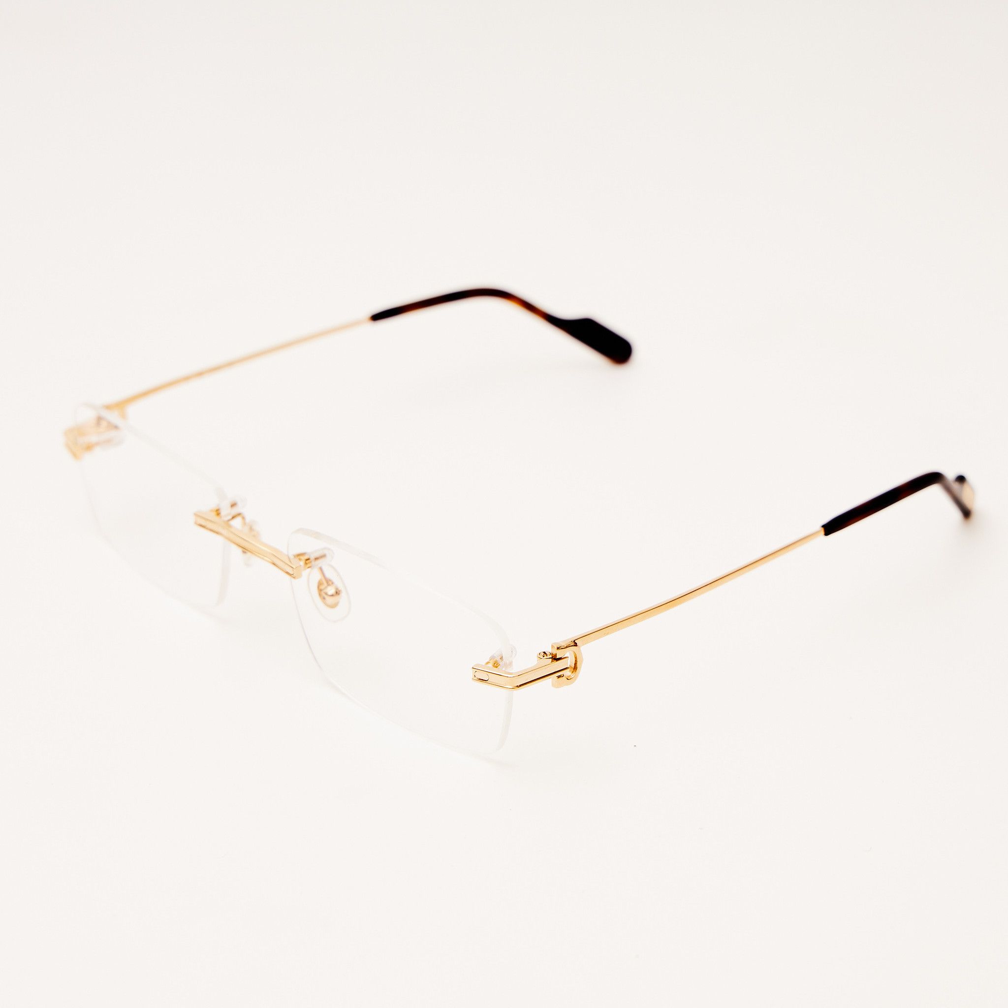 image of Cartier Ct0259O 002 Gold Gold Transparent, Men's