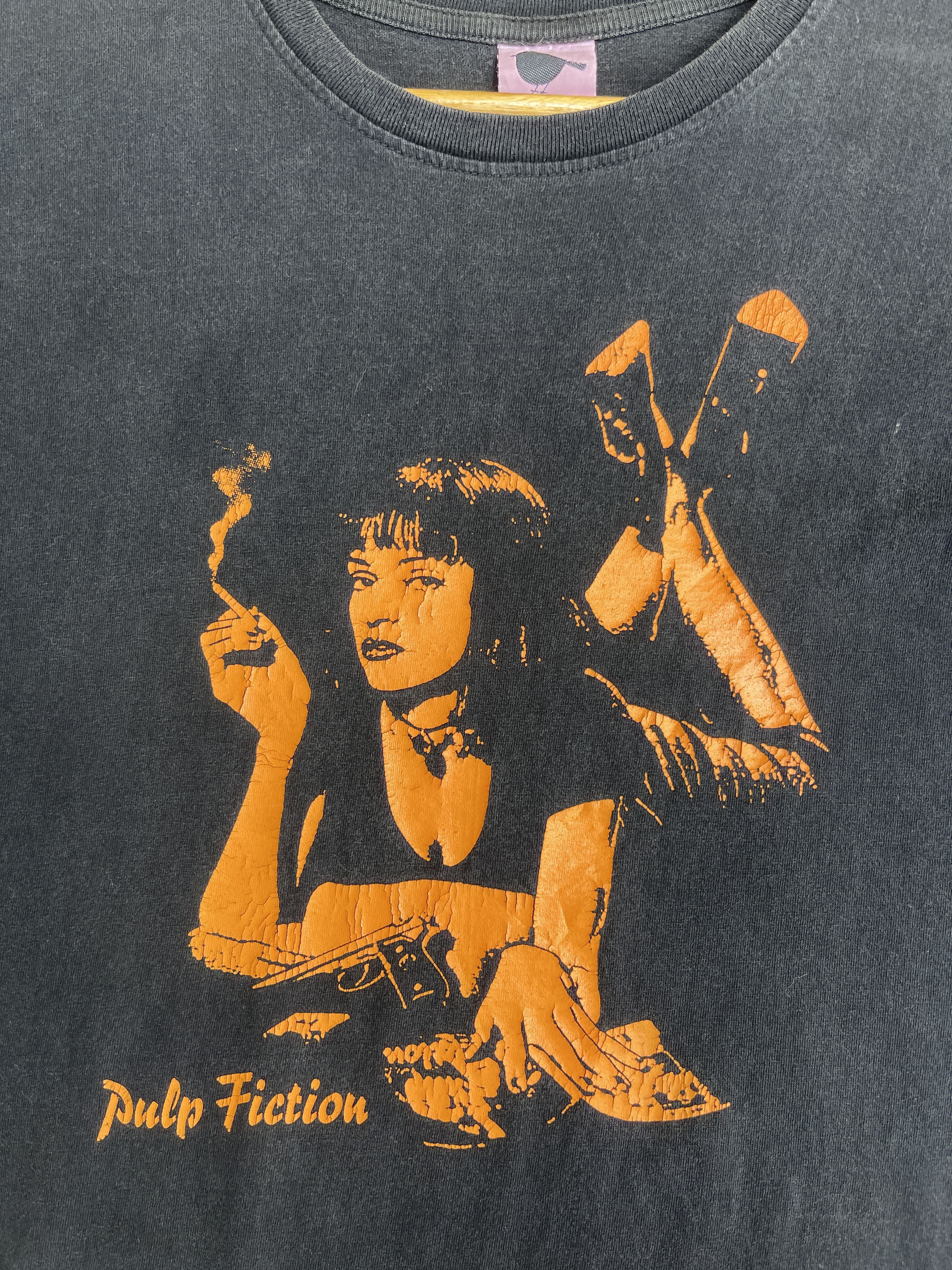 Vintage Last Drop🔥Rare🔥Vintage Pulp Fiction Sun Faded T-Shirt Size US M / EU 48-50 / 2 - 7 Thumbnail