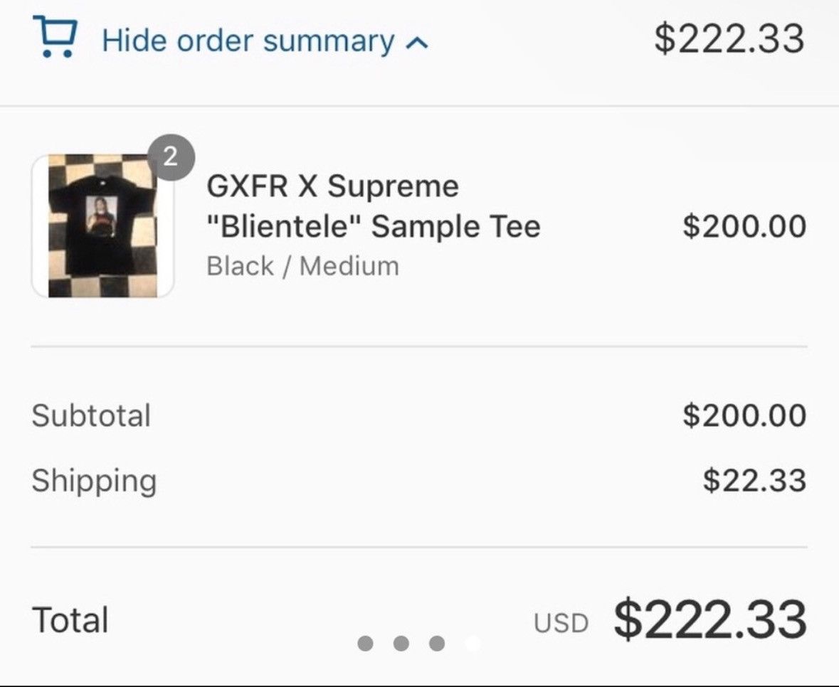 Rap Tees × Supreme 🆕Supreme Blientele ⚖️ Chris Benoit ‘Misprint’ tee 🦂 ⚖️ Size US M / EU 48-50 / 2 - 4 Thumbnail