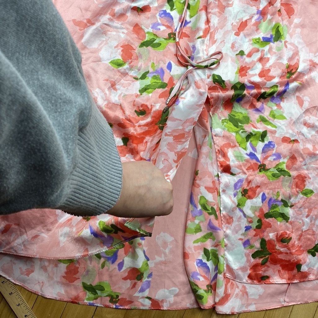 Oscar De La Renta 5.5k OSCAR DE LA RENTA Pink Maxi Haute Couture Dress Sz S/M Size S / US 4 / IT 40 - 12 Thumbnail