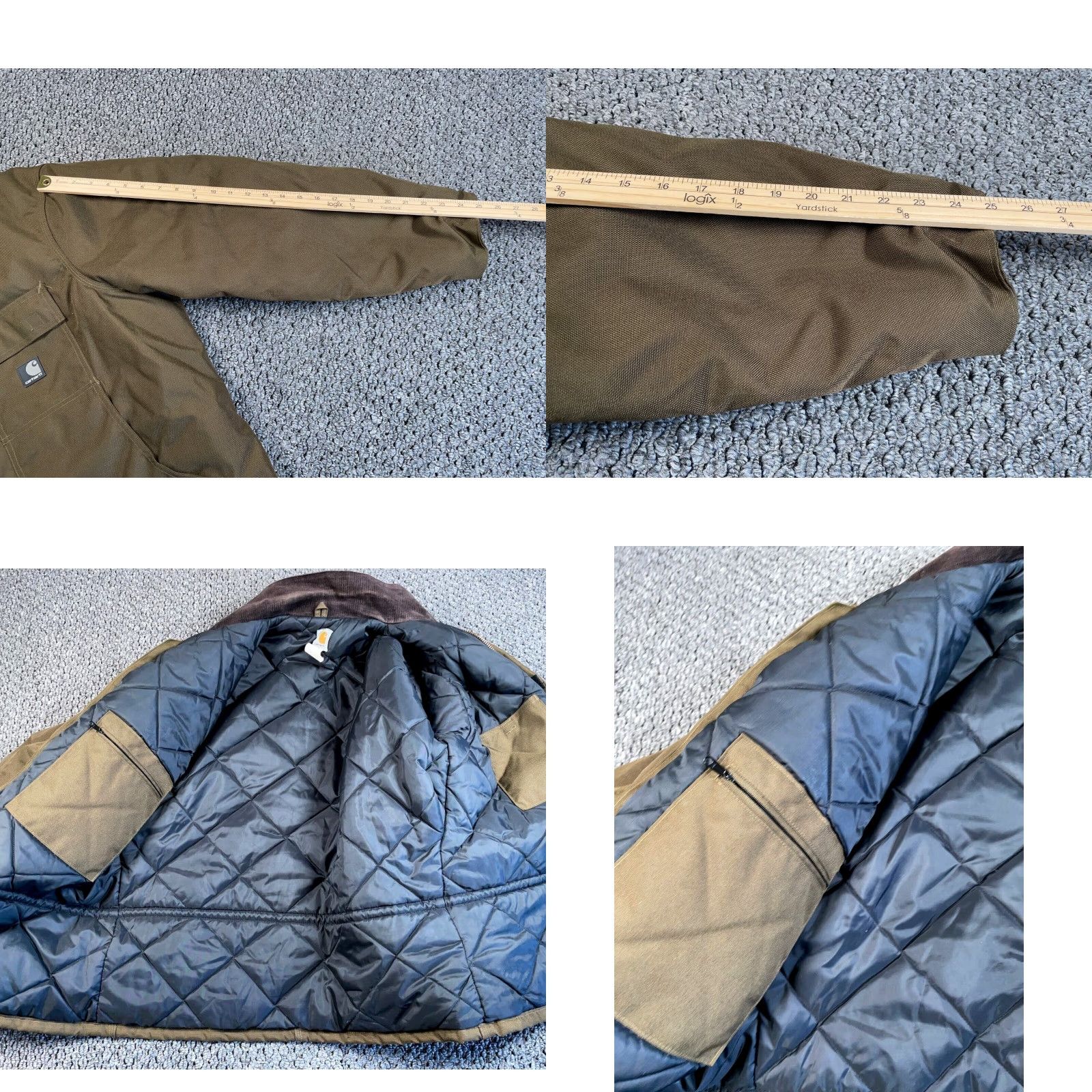Carhartt Carhartt Extreme Arctic Quilted Jacket Adult XL Bark Green Full Zip C55 BRK Size US XL / EU 56 / 4 - 8 Thumbnail