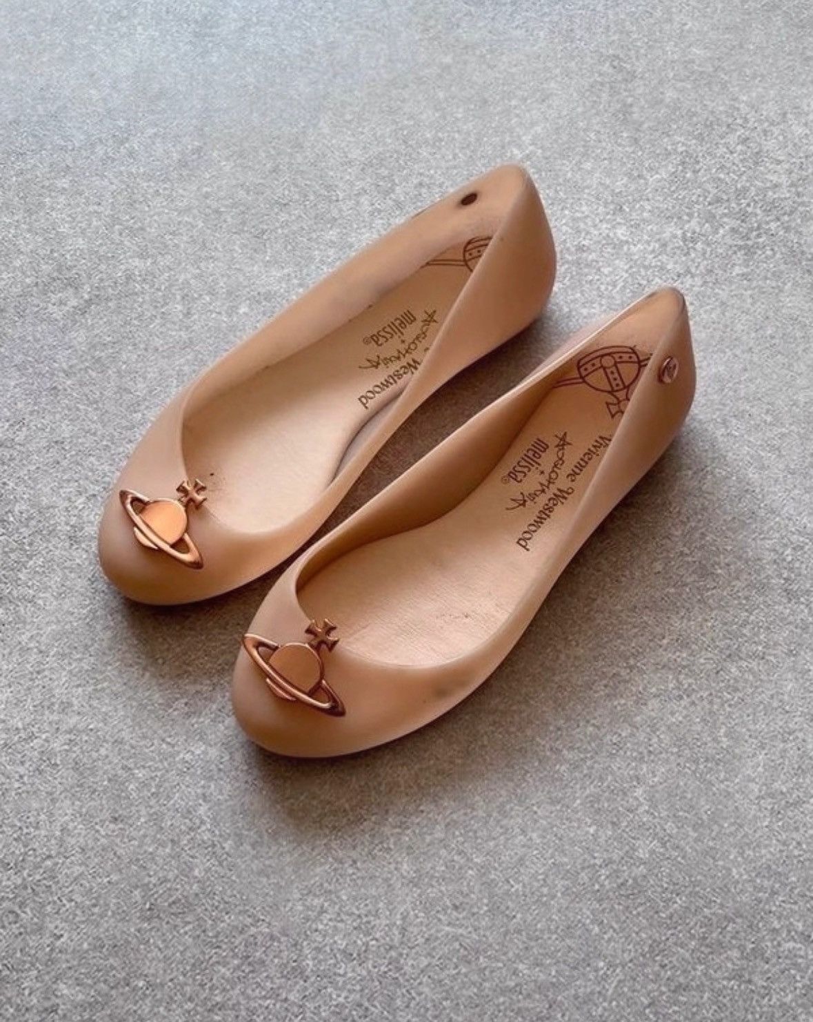 Vivienne Westwood Vintage Vivienne Vestwood Rubber Flats Rare Y2K US 5 Size US 5 / IT 35 - 2 Thumbnail