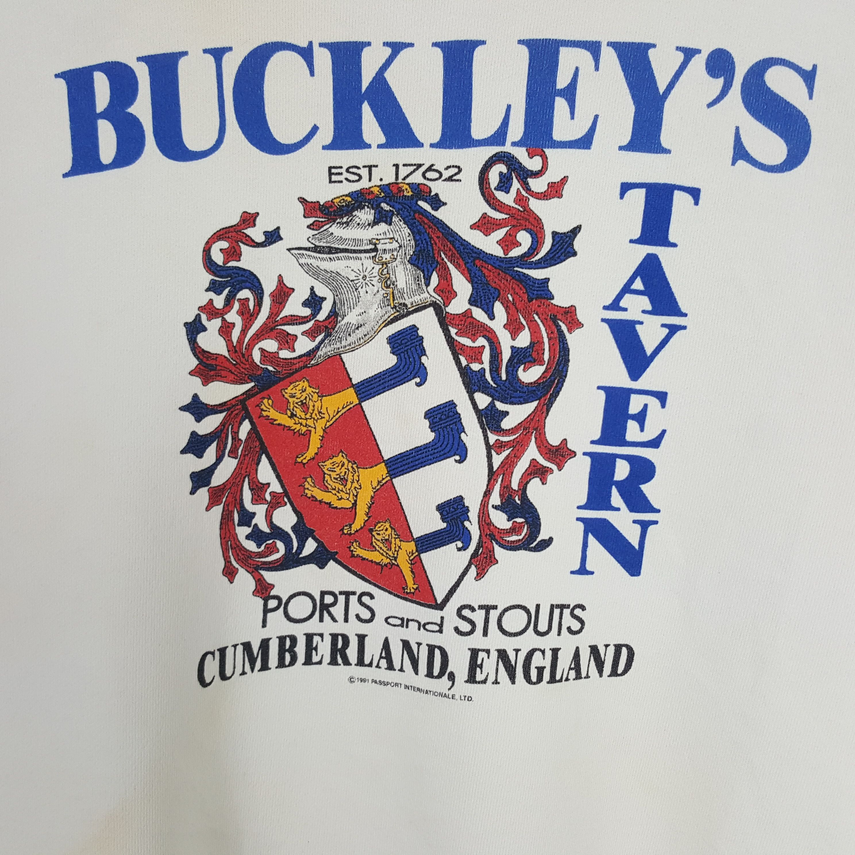 Vintage Vintage 90's Buckley's Tavern Streetwear Style Sweatshirt Size US L / EU 52-54 / 3 - 2 Thumbnail