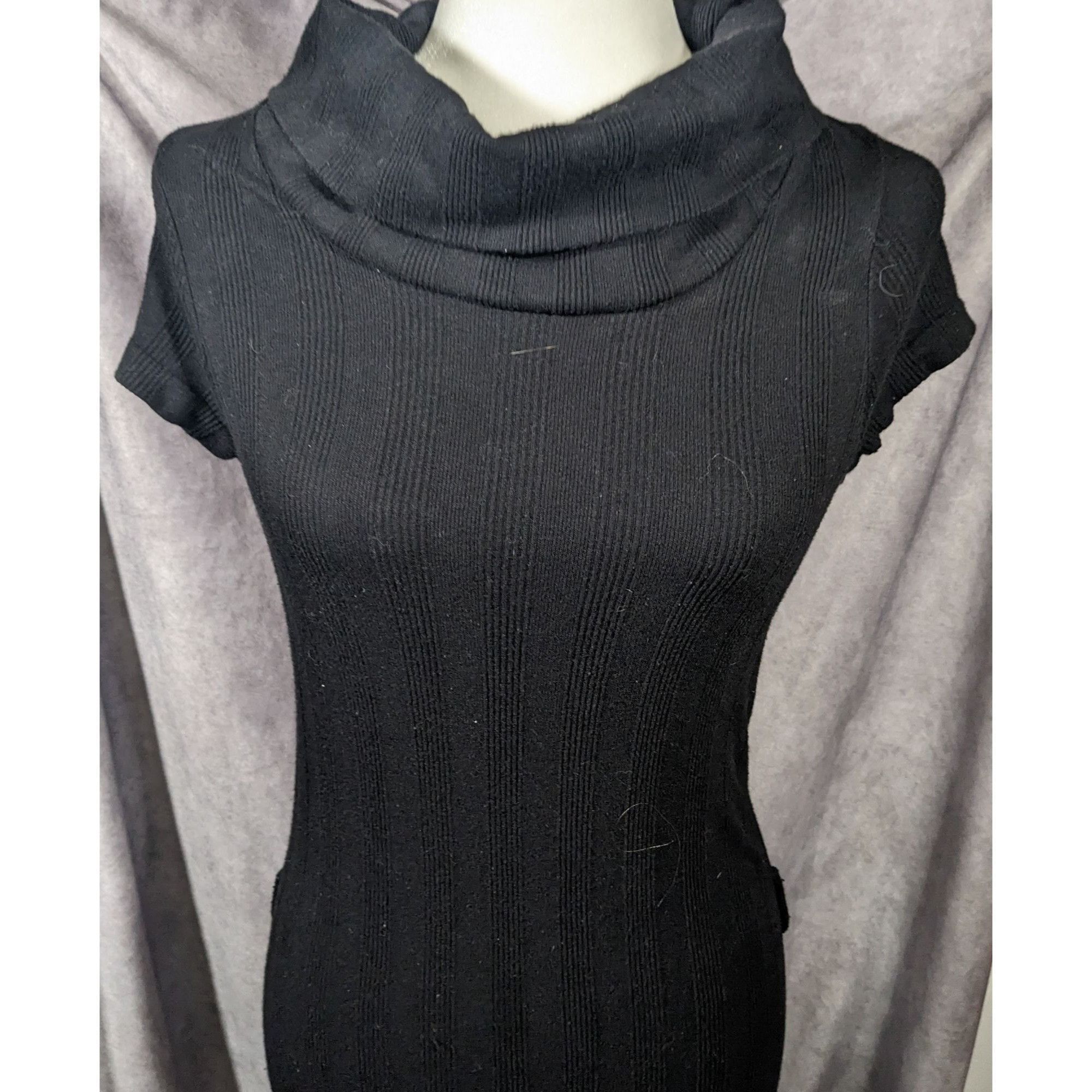 Other JJ Authentic Corporate Goth Cowl Neck Sweater Dress Size M/L Size M / US 6-8 / IT 42-44 - 2 Thumbnail