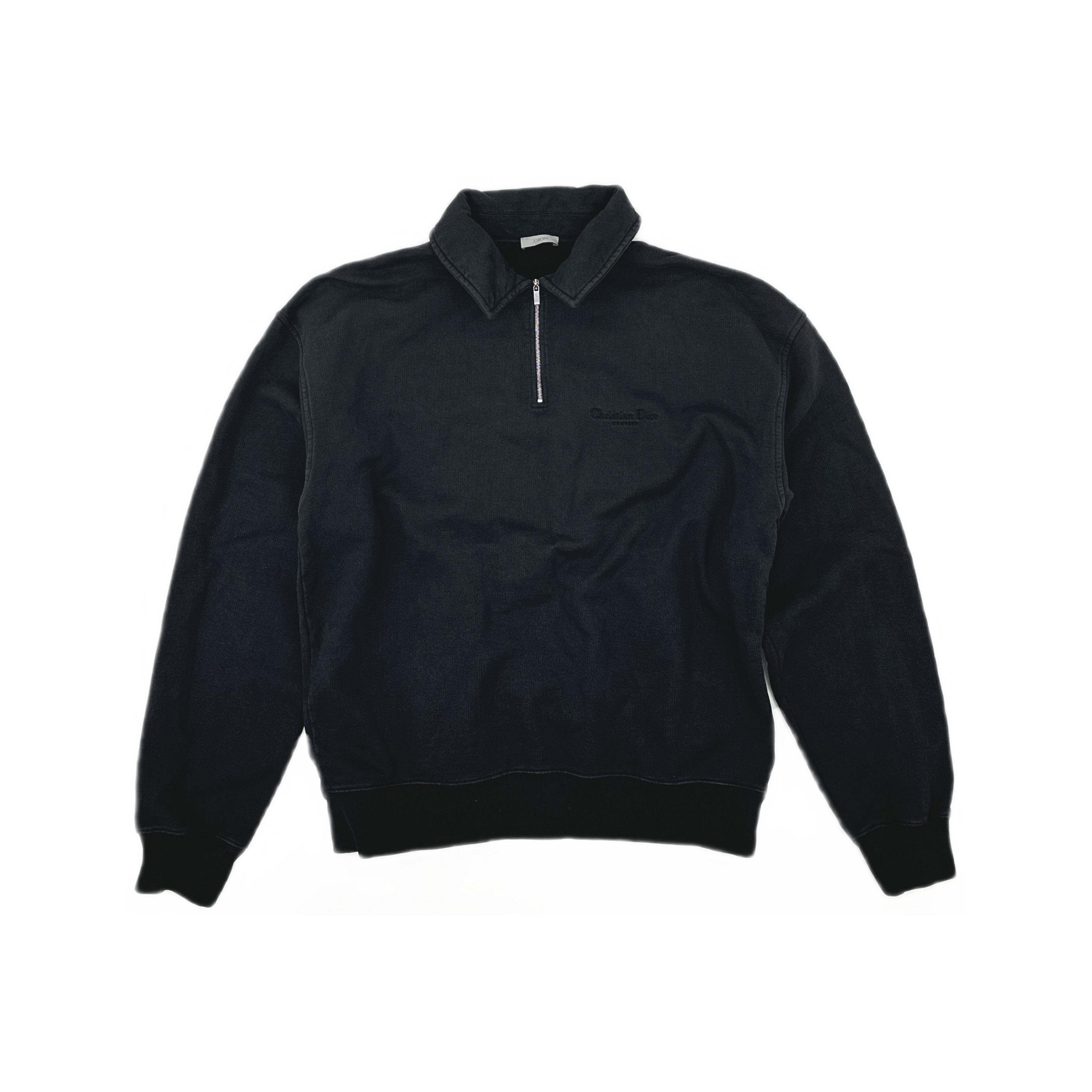 Dior Dior Logo Half-Zip Sweatshirt Size L Size US L / EU 52-54 / 3 - 1 Thumbnail