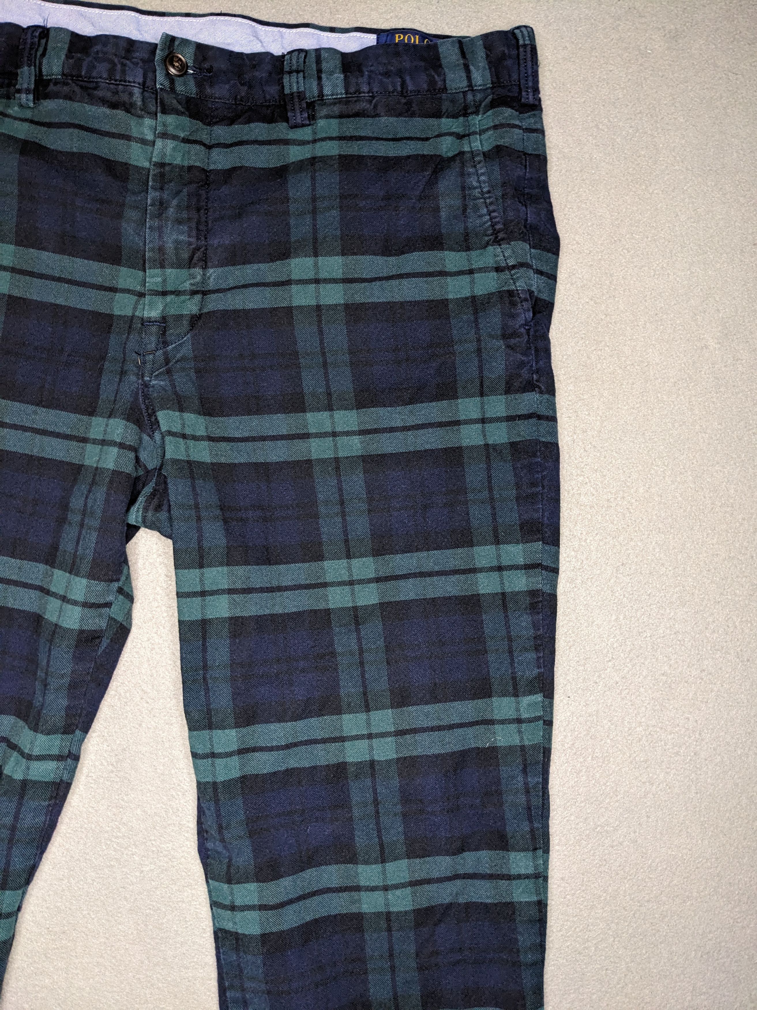 Polo Ralph Lauren Polo Ralph Lauren Tartan Plaid Chino Pants Twill Mens 36x29 Size US 36 / EU 52 - 3 Thumbnail