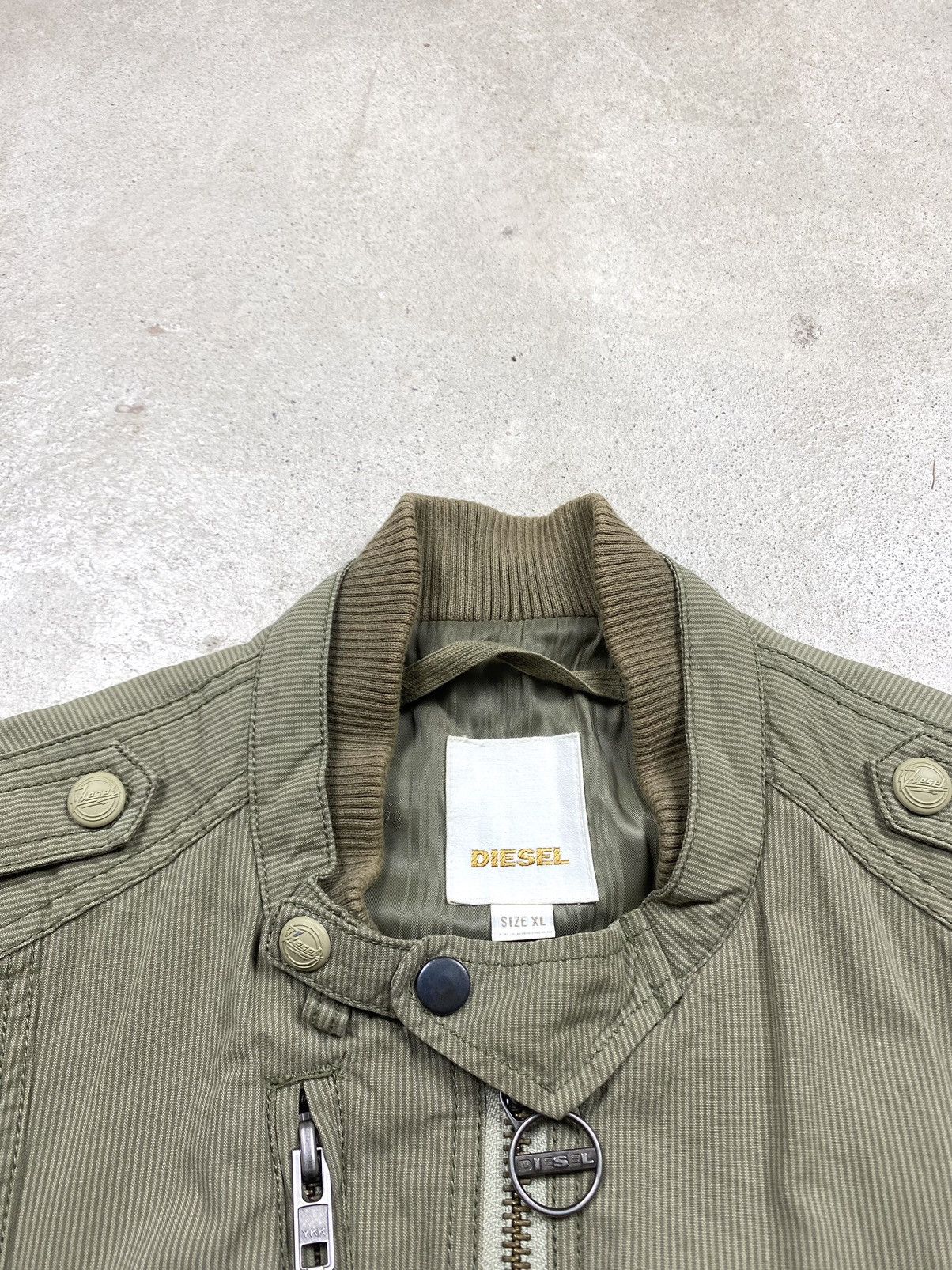Y2K Vintage Diesel Under Sea Jacket Bomber Archive Hype