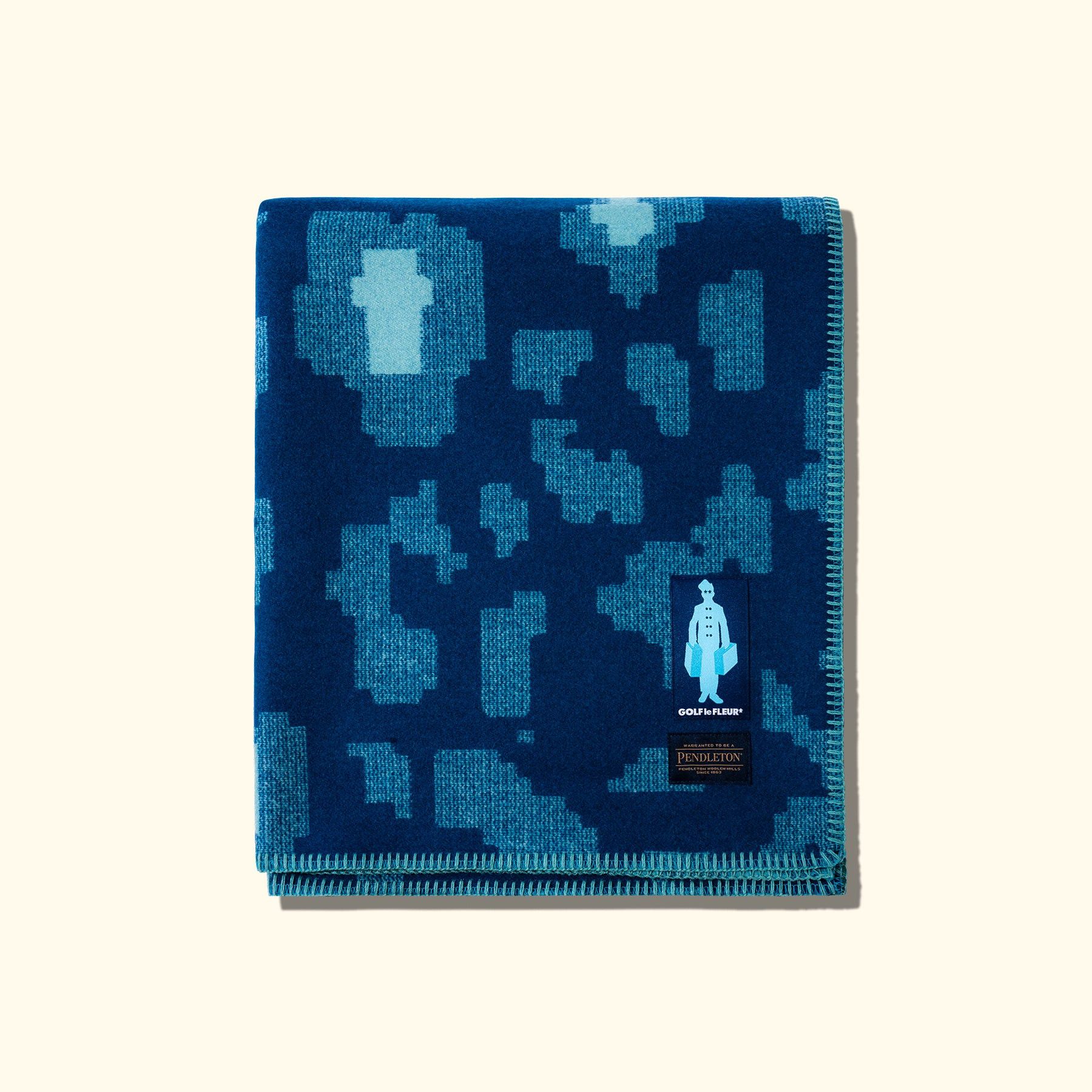 Golf le Fleur 💚 Golf Le Fleur x Pendleton Fleur Camo Jacquard Blanket NEW Size ONE SIZE - 5 Thumbnail