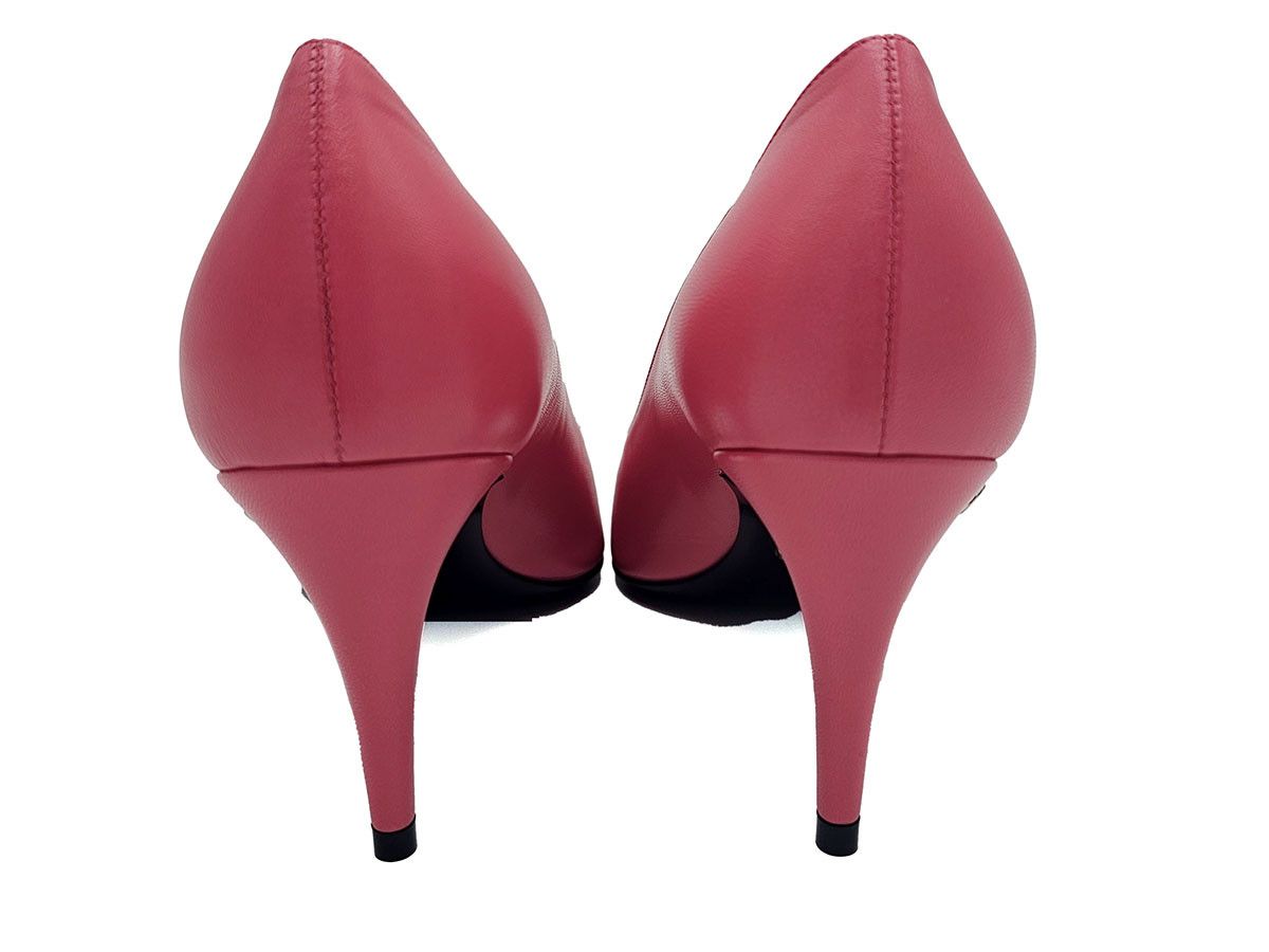Gucci Gucci Pink Leather Mid Heel Pumps Women’s Shoes Size 39 US 9 Size US 9 / IT 39 - 7 Thumbnail
