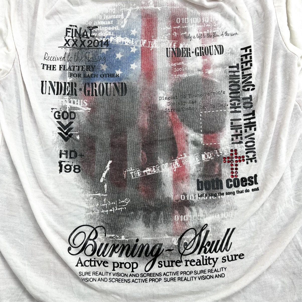 14th Addiction × If Six Was Nine × Japanese Brand Y2K Beaumere Double Layer Poem Gothic Grunge Punk LongSleeve Size US M / EU 48-50 / 2 - 3 Thumbnail