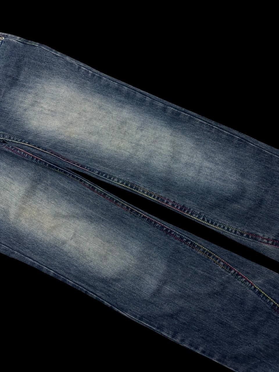 Japanese Brand TWIST LEG 90s BMB-Jeans Mudwash Distressed Insane Big Logo Size US 32 / EU 48 - 7 Thumbnail