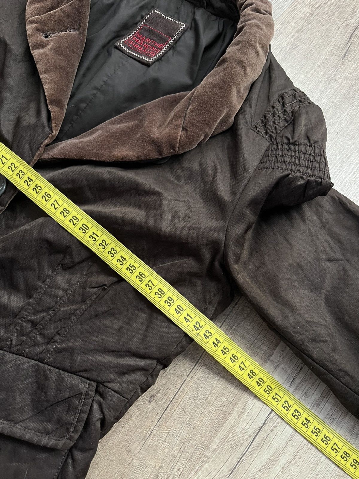 Japanese Brand × Marithe + Francois Girbaud × Vintage Vintage Marithe Francois Girbaud Anant-Garde Brown Jacket Size M / US 6-8 / IT 42-44 - 20 Thumbnail