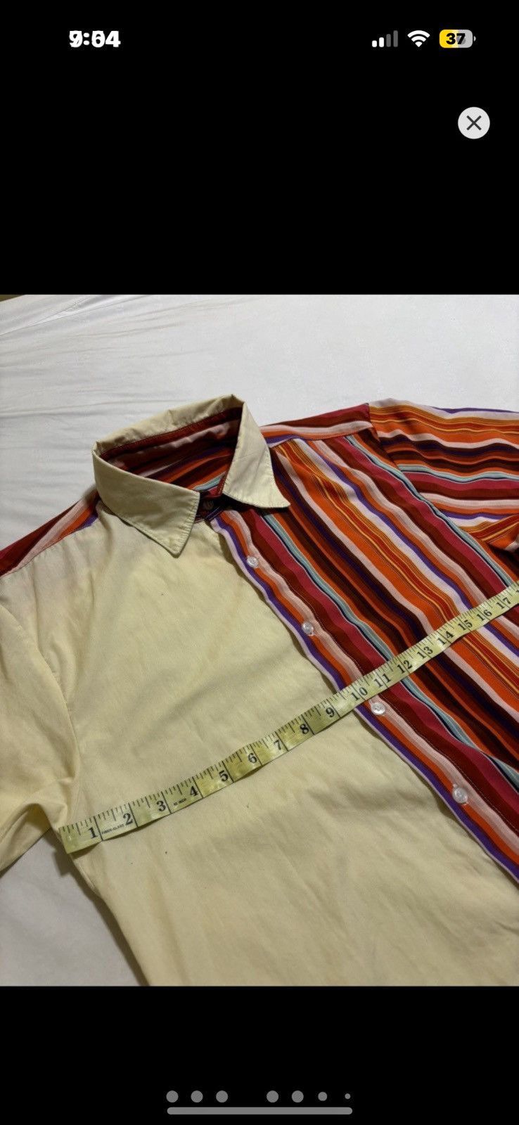 Vintage ***FINAL DROP***RARE 90s COLOUR BLOCK BUTTON UP S-M Size US M / EU 48-50 / 2 - 4 Thumbnail