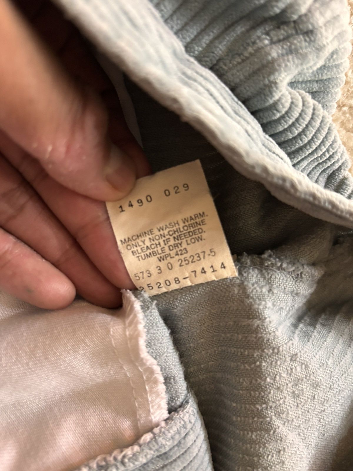 Dockers Dockers Corduroy Pants Womens Size 14 Blue Cuffed Relax Fit Size 36" / US 14 / IT 50 - 5 Thumbnail