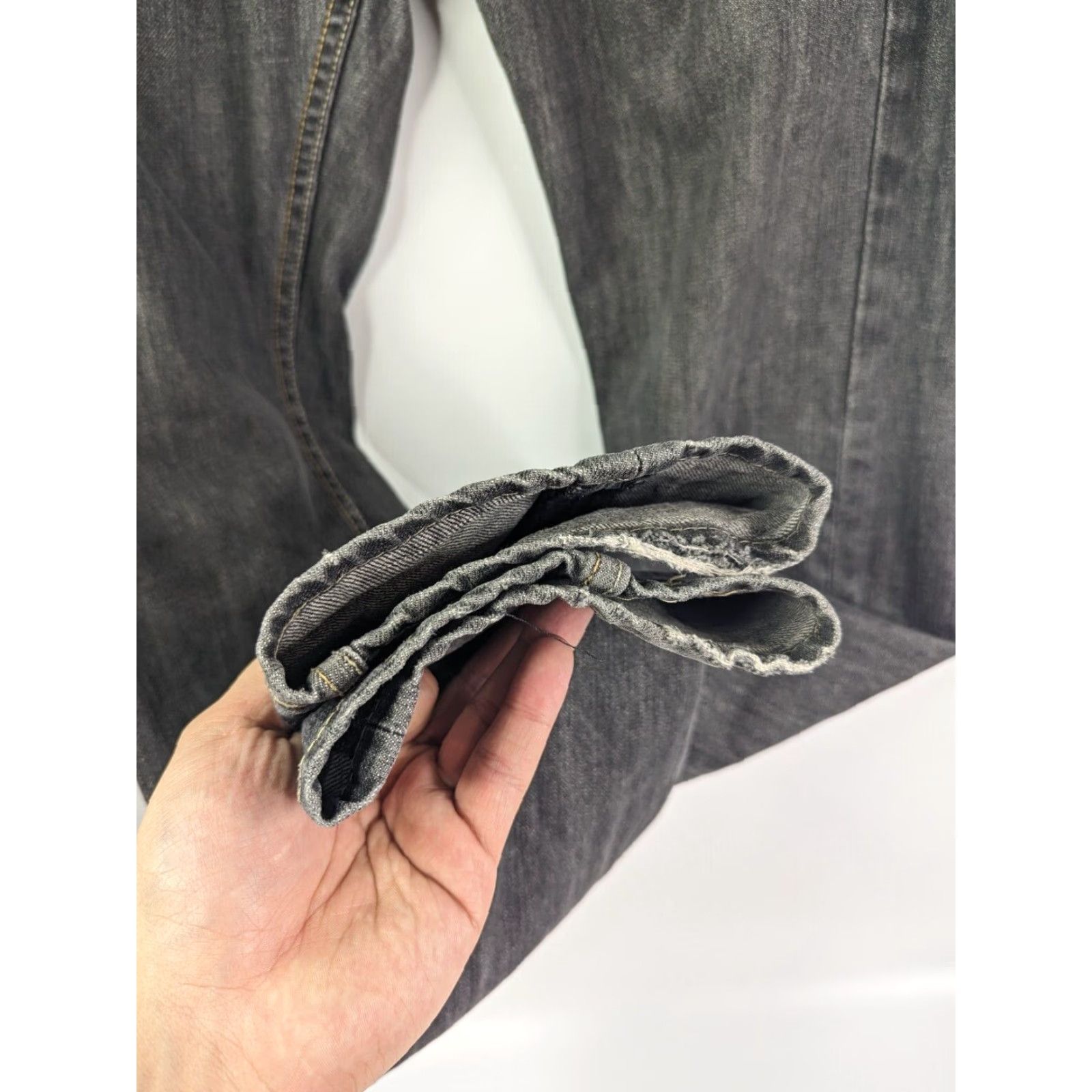 Levi's Levi's 511 Jeans Men 30x32 Gray Distressed 5-Pocket Skinny Denim Cotton Zip Size US 30 / EU 46 - 6 Thumbnail