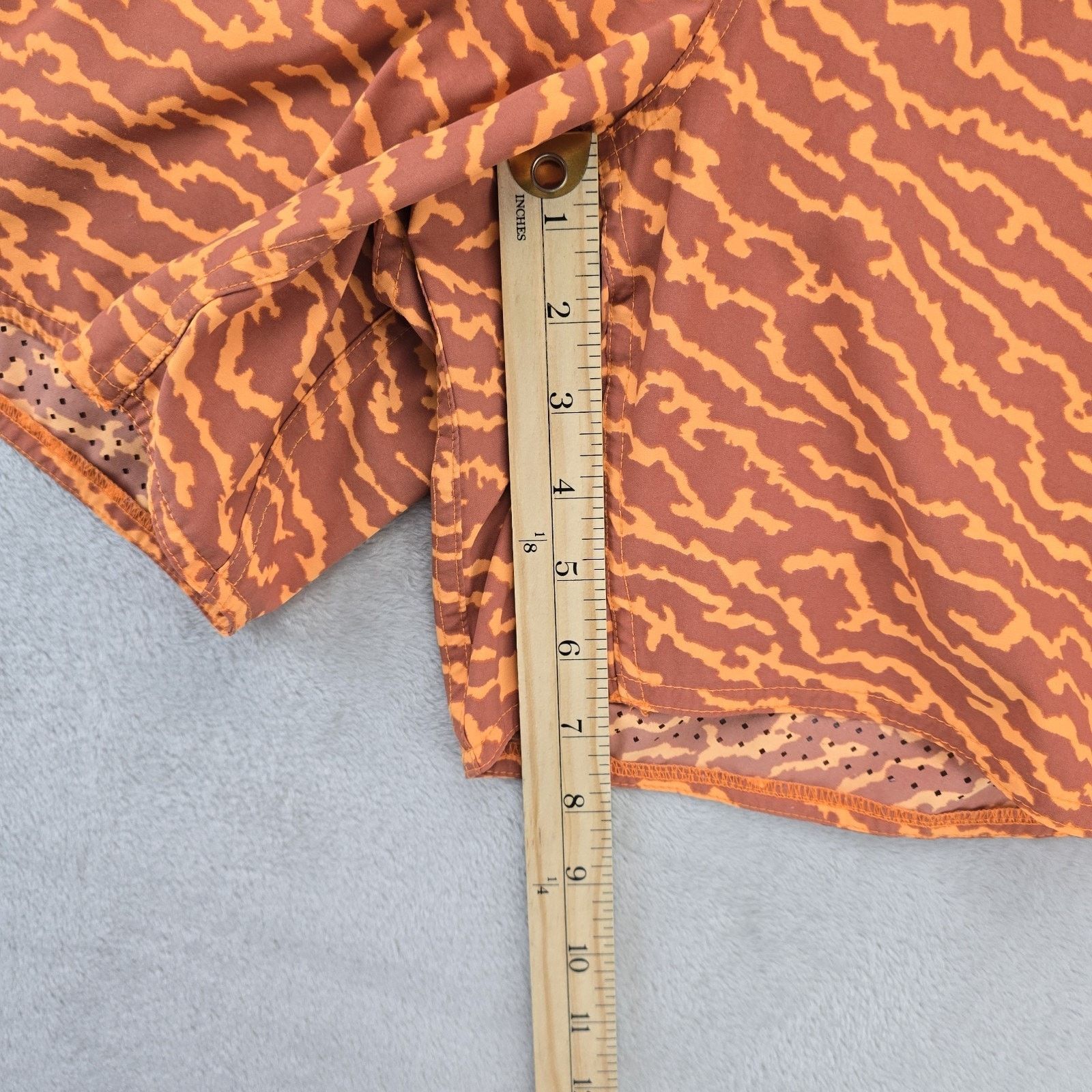 Other Legends Luka Shorts Mens Small Orange Elephant Print 7" Size US 30 / EU 46 - 8 Thumbnail