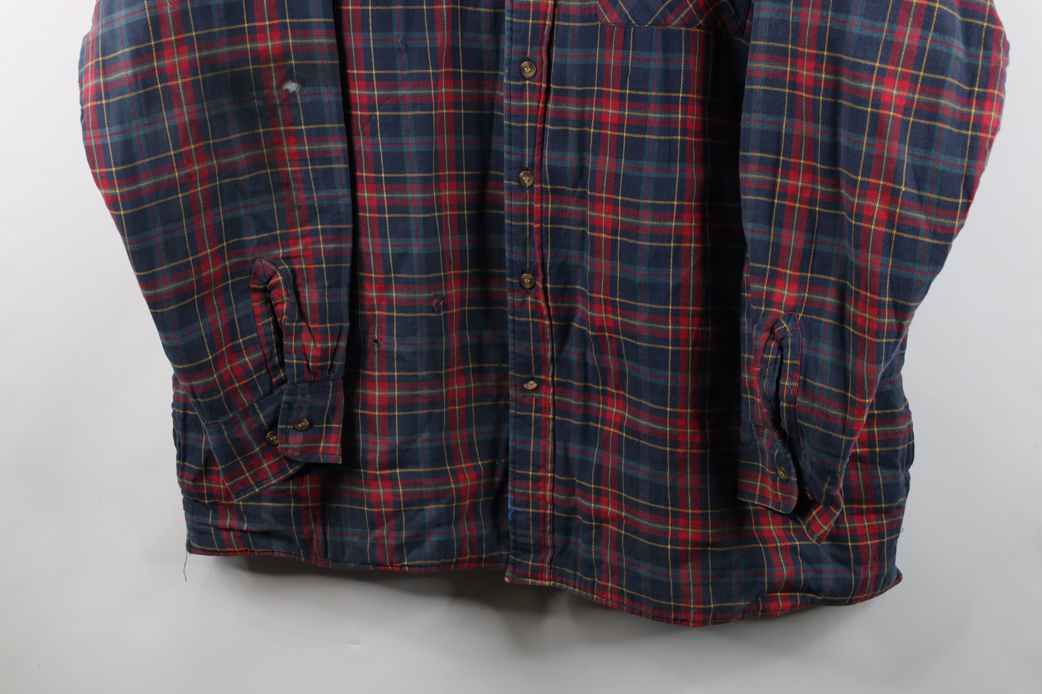 Vintage Vintage 90s Streetwear Quilted Flannel Button Shirt Jacket Size US XXL / EU 58 / 5 - 3 Thumbnail