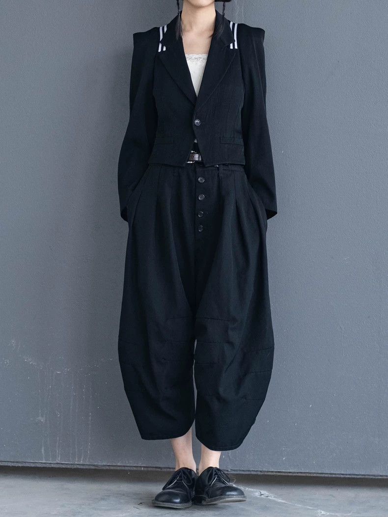 Comme des Garcons Comme Des Garcons Early Demon Horned Navy Jacket Size S / US 4 / IT 40 - 3 Thumbnail