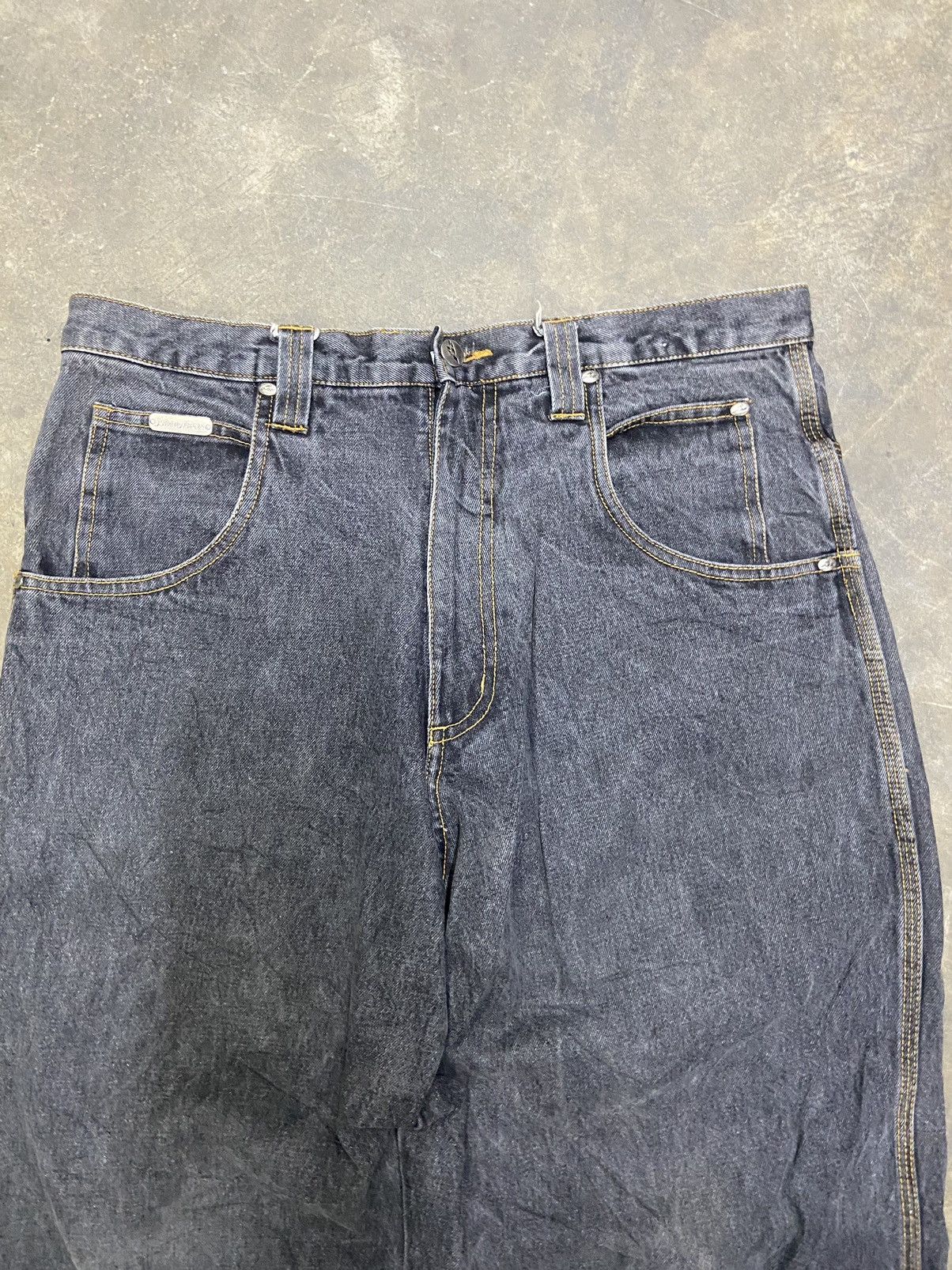 JNCO 🔥 Y2k Johnny Blaze baggy pants big logo distressed Size US 36 / EU 52 - 11 Thumbnail