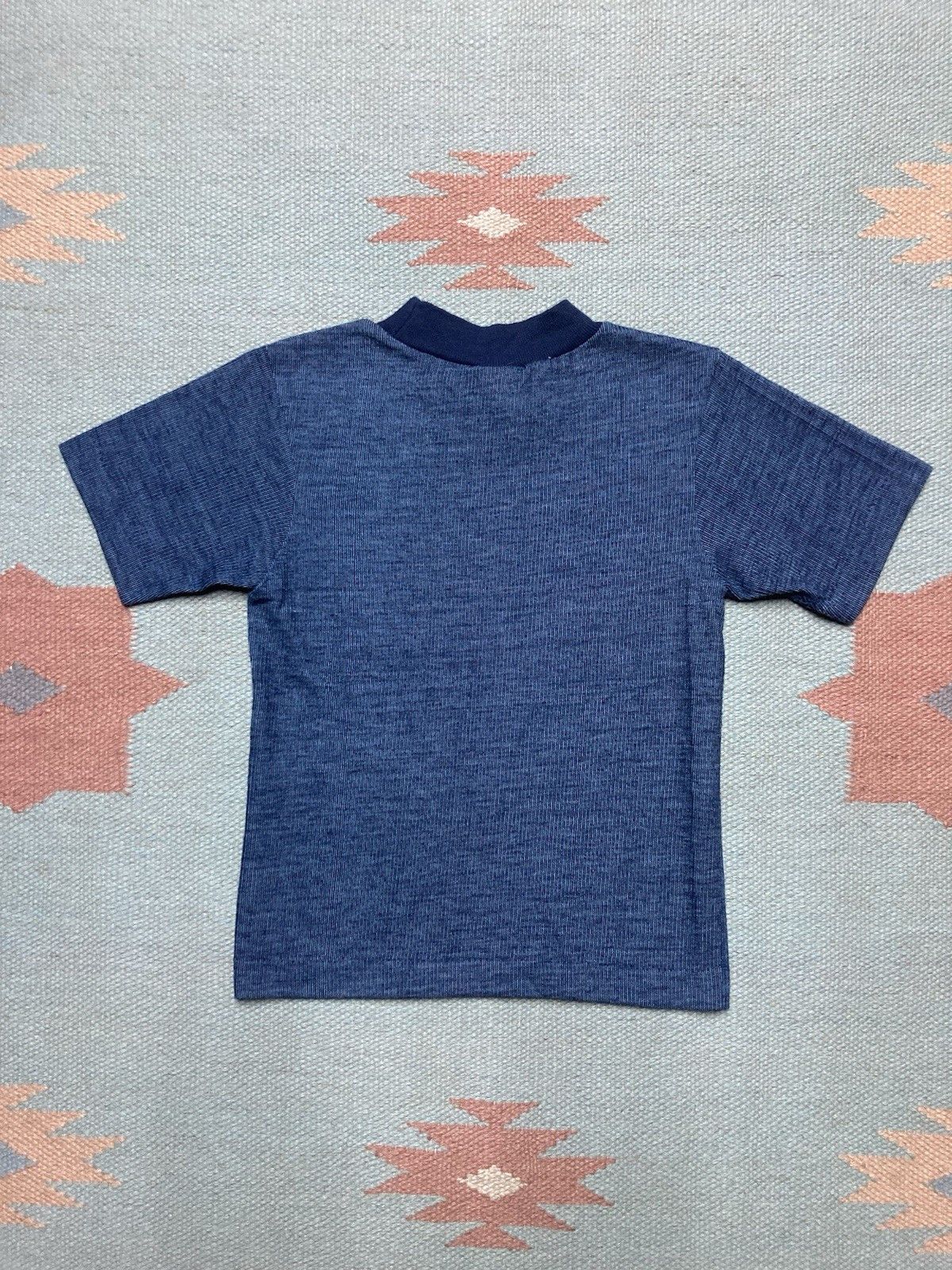 Vintage Vtg 60s t shirt heather blue soft boys 8 womens XS? Baby tee Size XS / US 0-2 / IT 36-38 - 6 Thumbnail