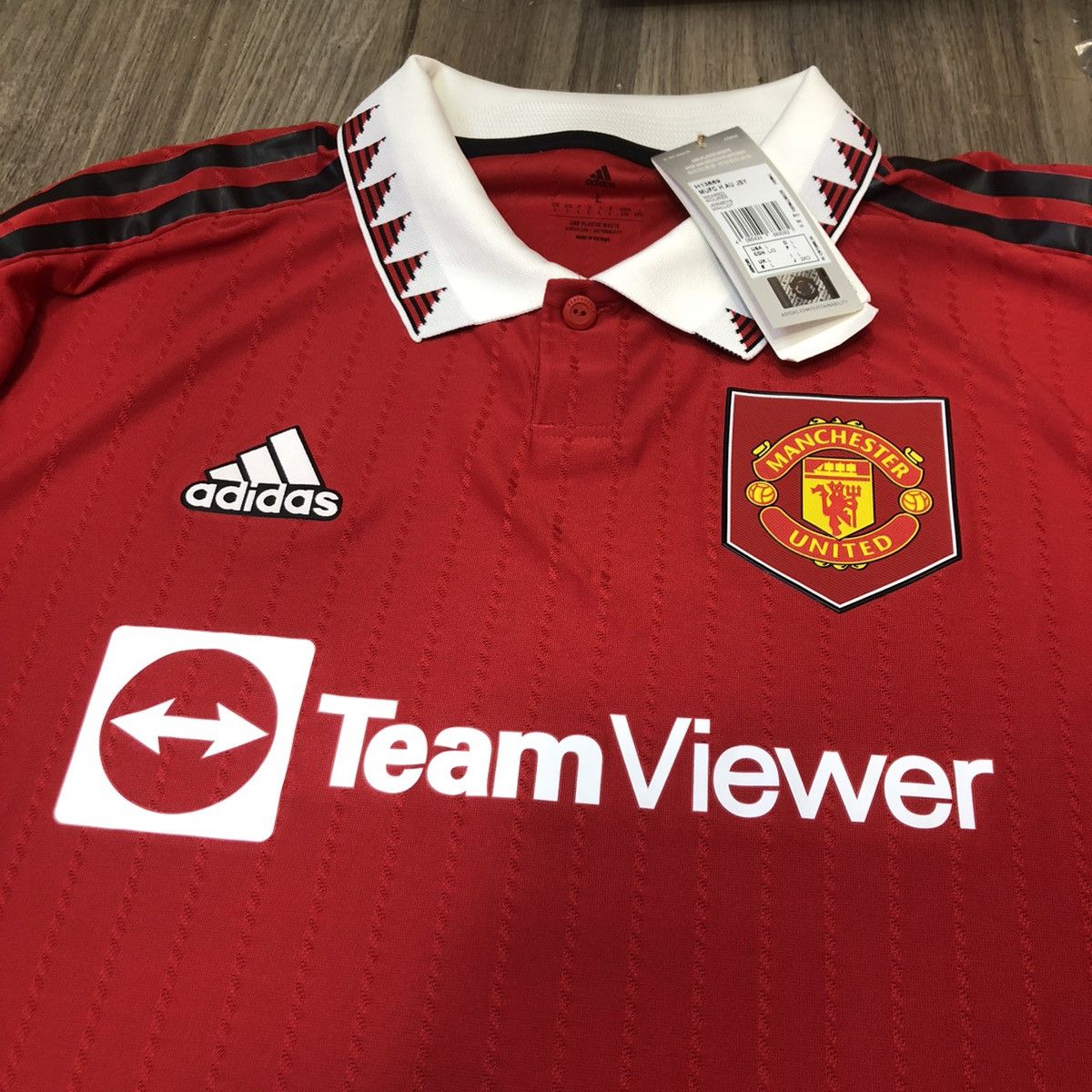 Adidas Manchester United 22/23 player issue shirt #7 Ronaldo Size US L / EU 52-54 / 3 - 3 Thumbnail