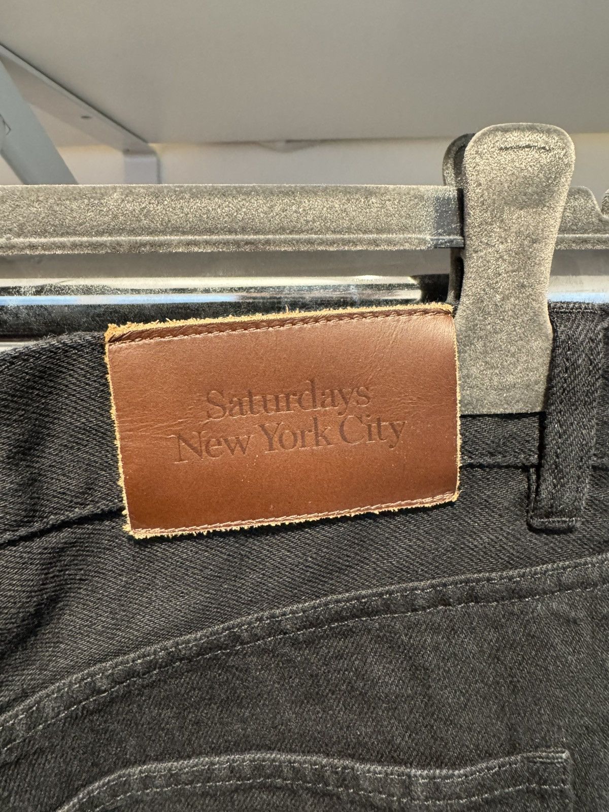 Saturdays NYC Saturdays NYC Black Slim Fit Pants W32 Minimalist Streetwear Size US 33 - 3 Thumbnail