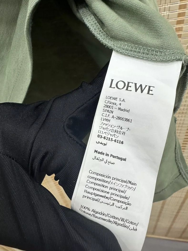 Loewe LOEWE Fleece Logo Bat Sleeve Short Sleeve T-shirt Size M / US 6-8 / IT 42-44 - 4 Thumbnail