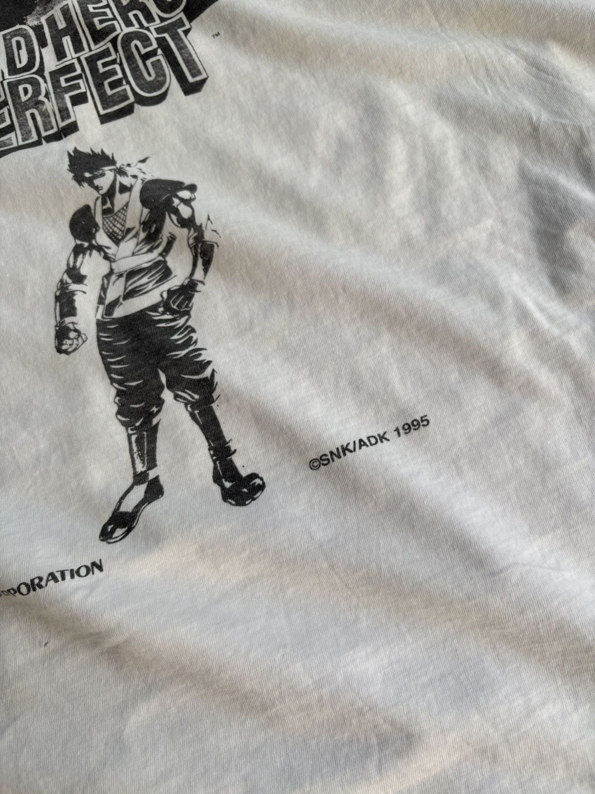Other Vintage 1995 World Heros Perfect Tekken Video Game Tee Size US L / EU 52-54 / 3 - 4 Thumbnail