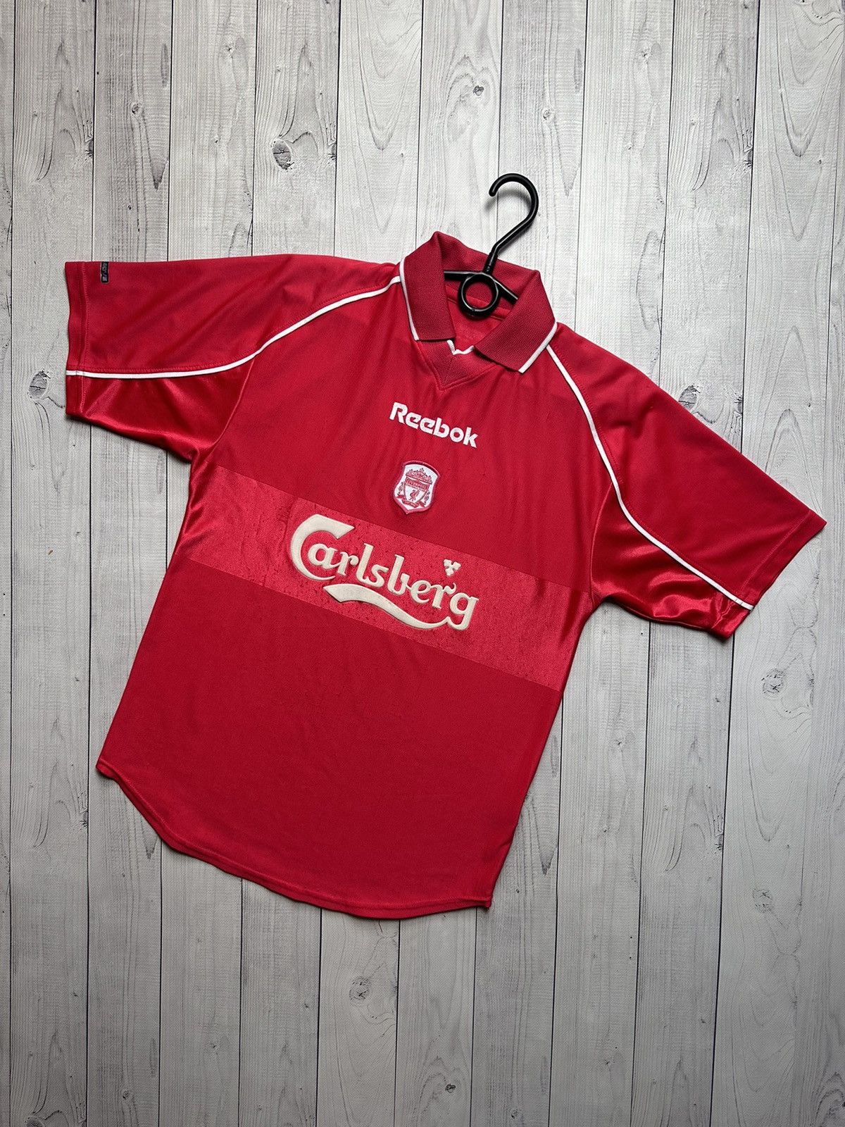 Reebok Vintage Reebok Liverpool soccer jersey size Xs rare Size US XS / EU 42 / 0 - 1 Thumbnail
