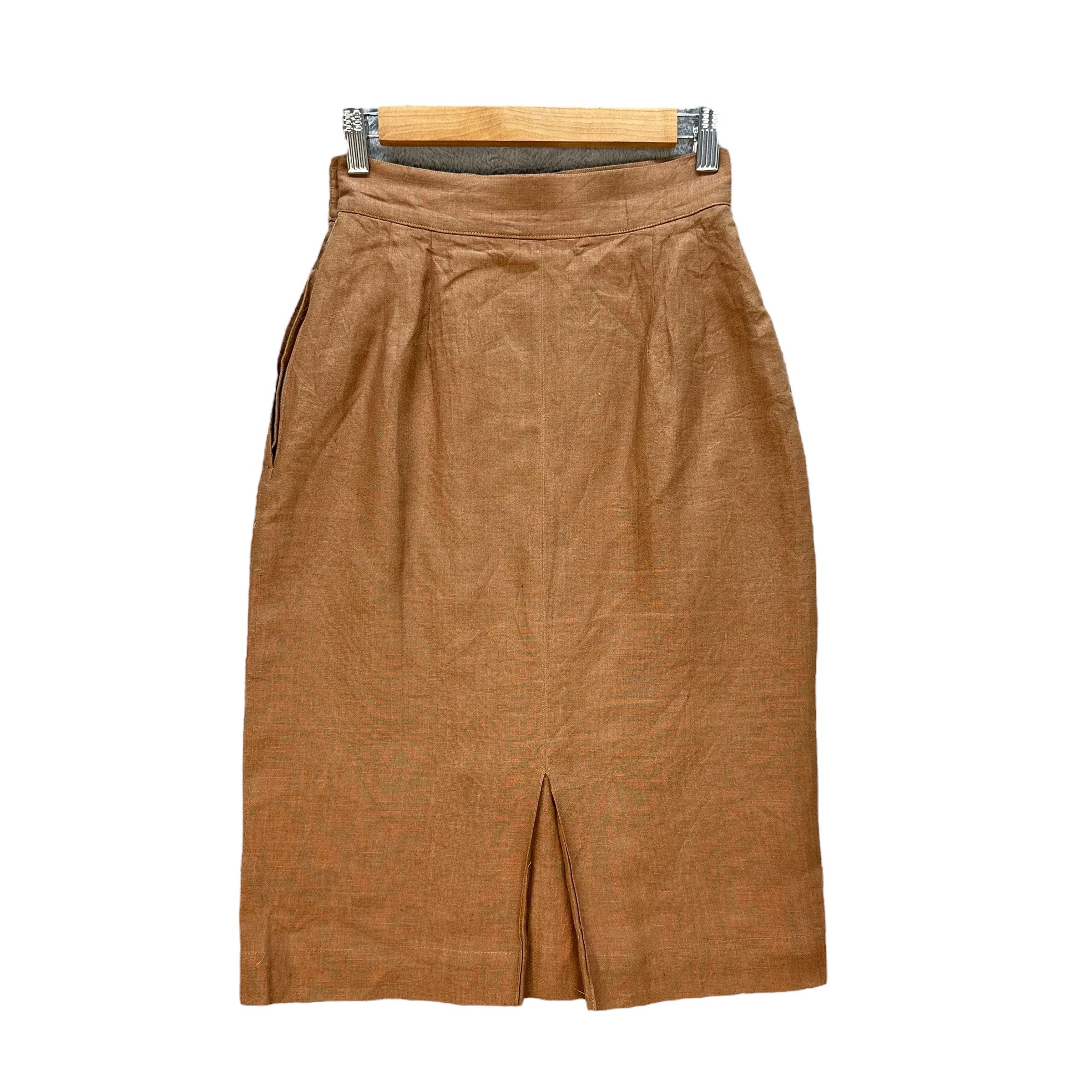 BIGI BIGI Made in Japan Belted Jacket Linen Skirt Suits #A24-0556 Size S / US 4 / IT 40 - 18 Thumbnail